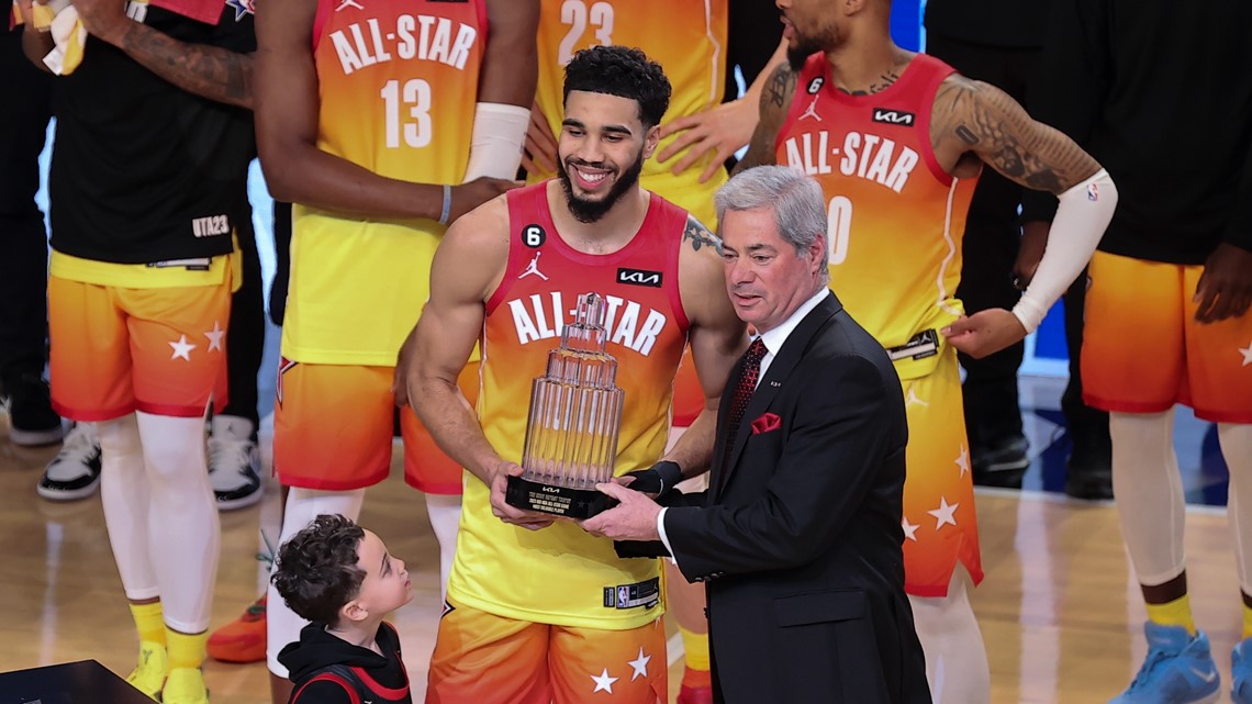 Jayson Tatum wins Kobe MVP Award  2023 NBA All-Star Game 