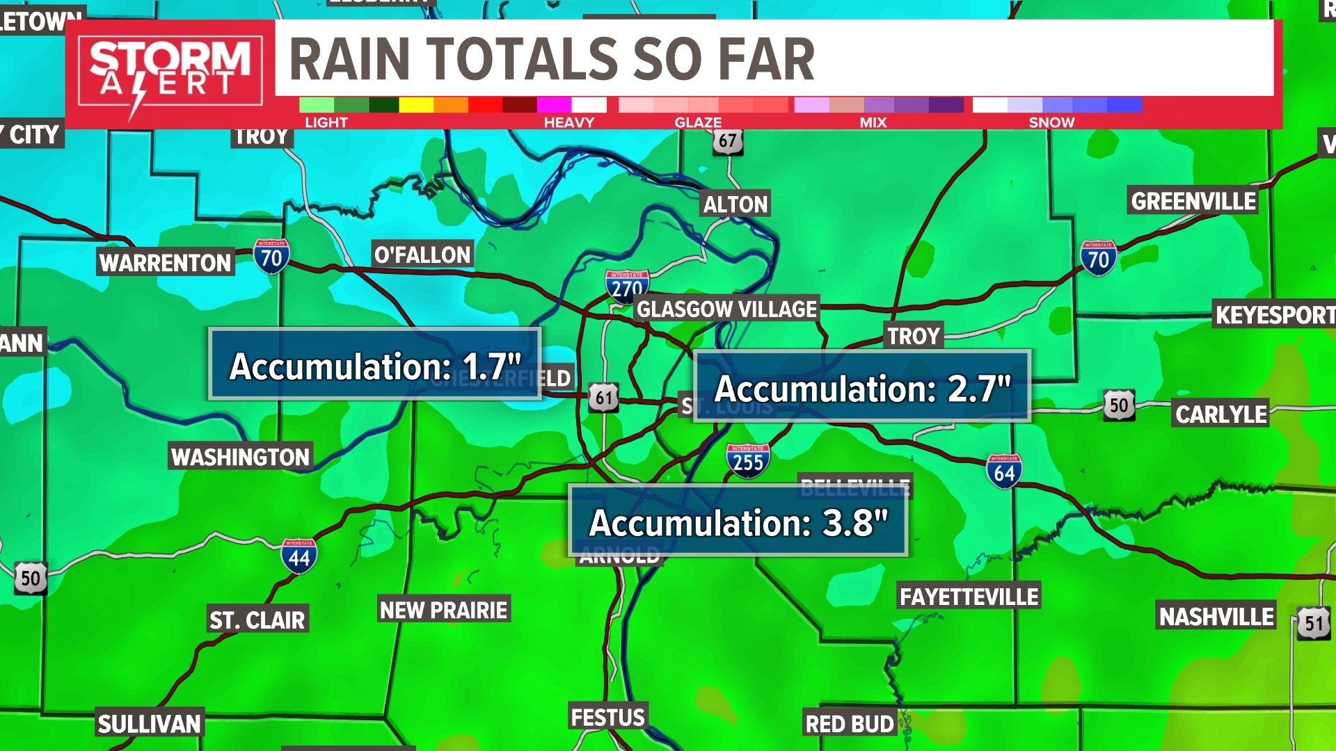 St. Louis weather forecast Heavy rain, flooding this week