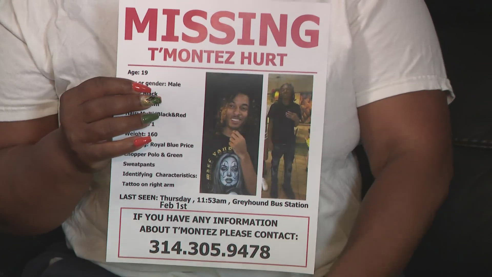 "It's been really hard. In my heart, I still believe T'Montez is alive and he's wanting to be found. He needs help," said Tecona Donald-Sullivan.