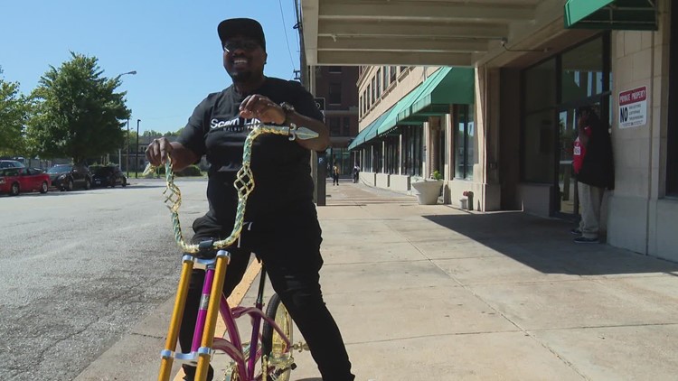North city entrepreneur using custom bikes to empower his community