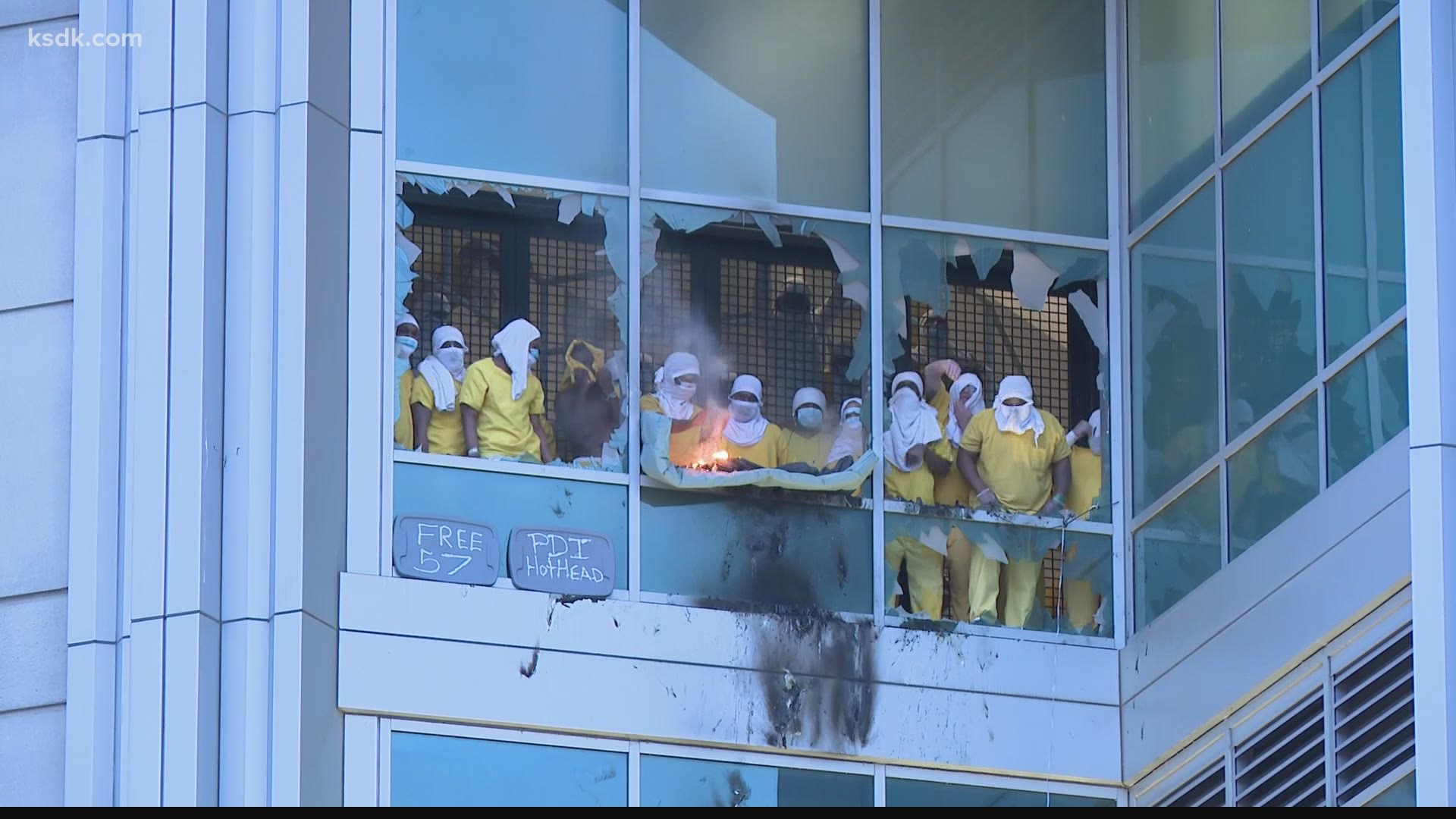 “Inhumane conditions” are the reason why inmates set fire and broke windows over the weekend