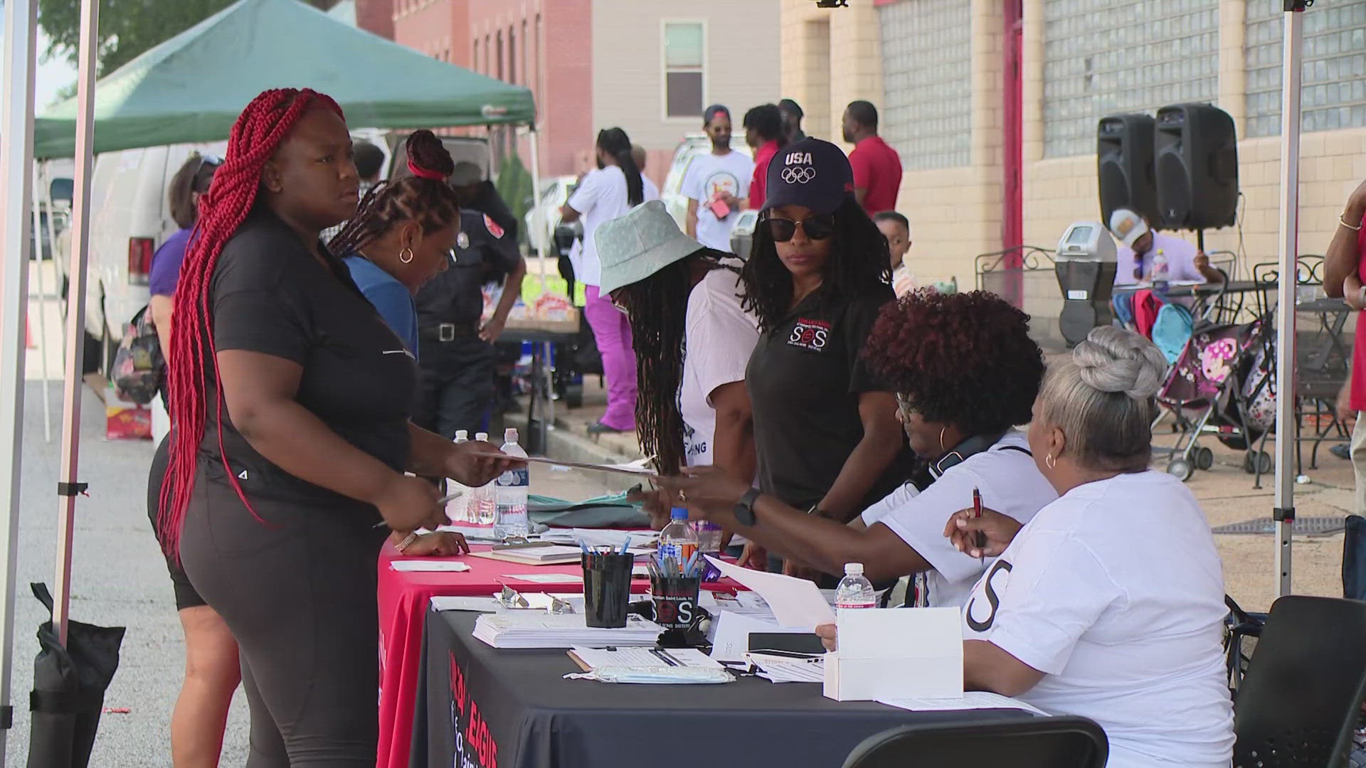 St. Louis Public Schools families spent the weekend trying to get ready for the first day of school tomorrow.