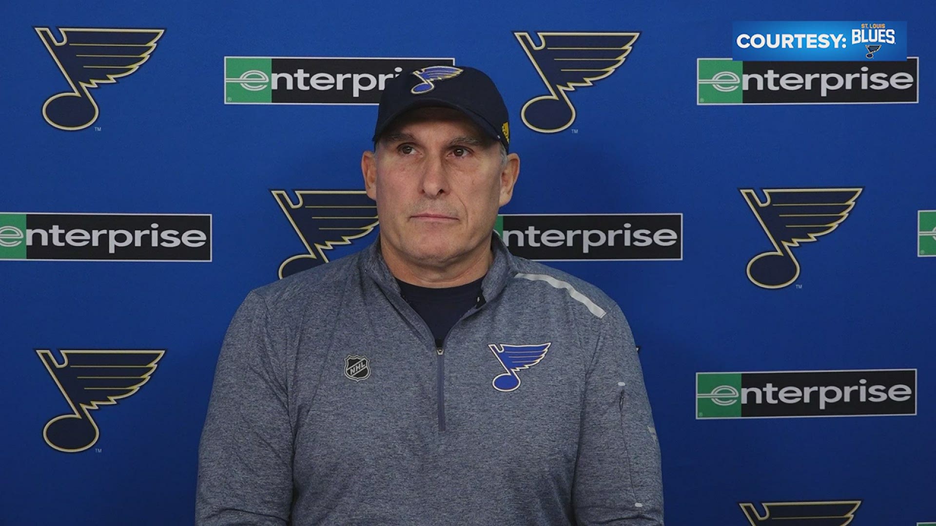 Berube and the Blues will begin their season on Jan. 13 against Colorado