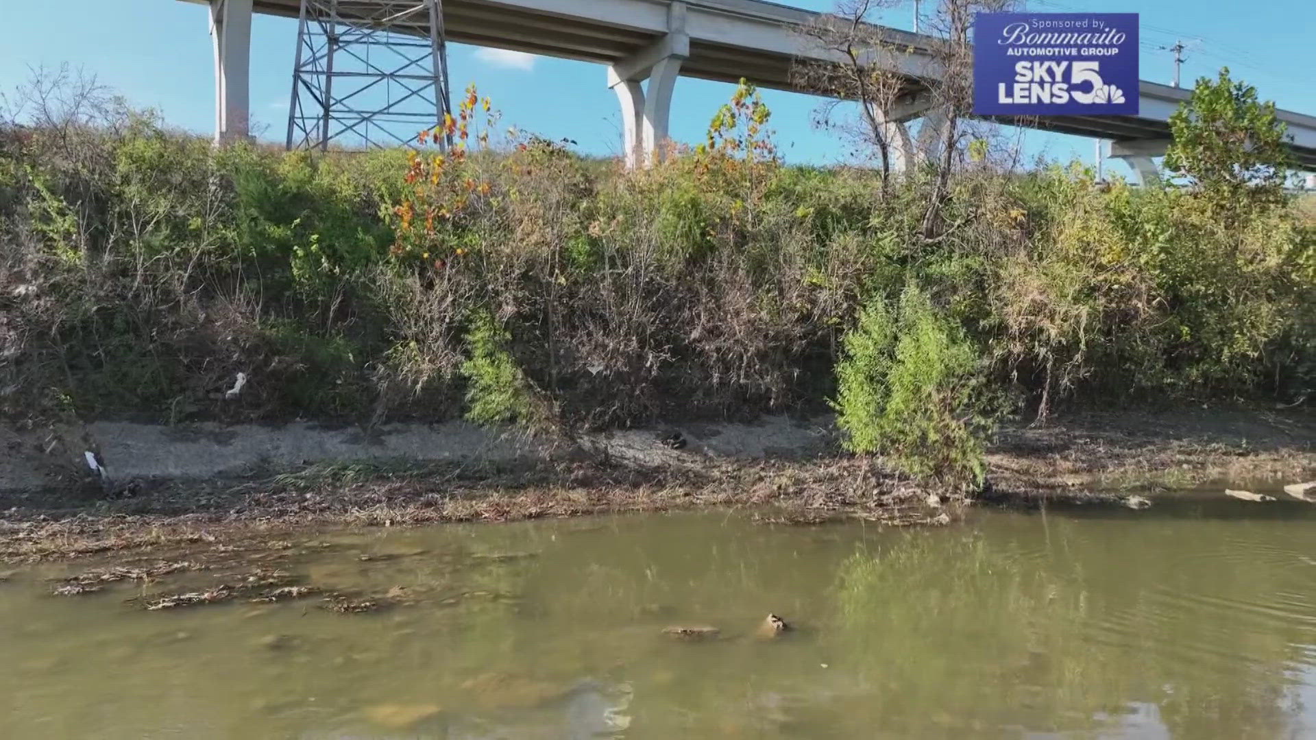 A man is in critical condition at an area hospital after he was found on the bank of River Des Peres near the border between St. Louis and St. Louis County.