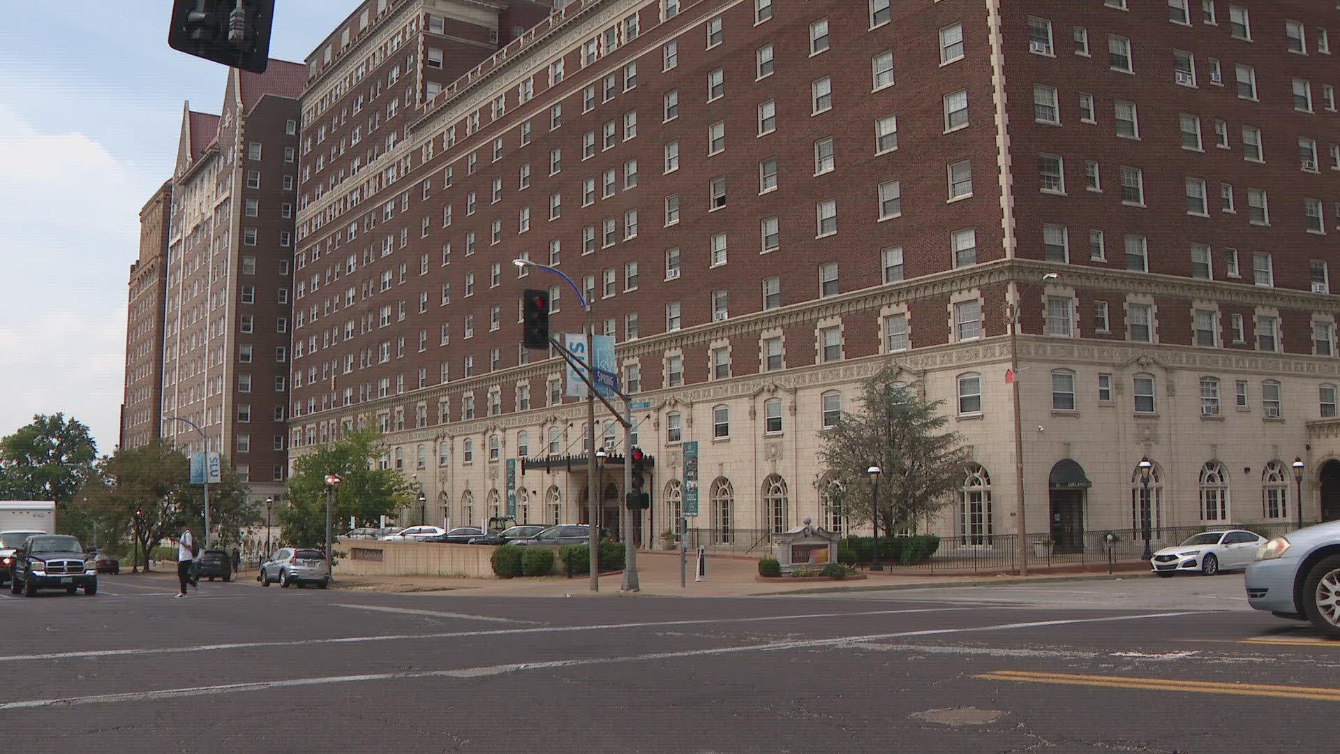 The incident happened at the Coronado Place and Towers near St. Louis University's campus, the school's department of public safety said.