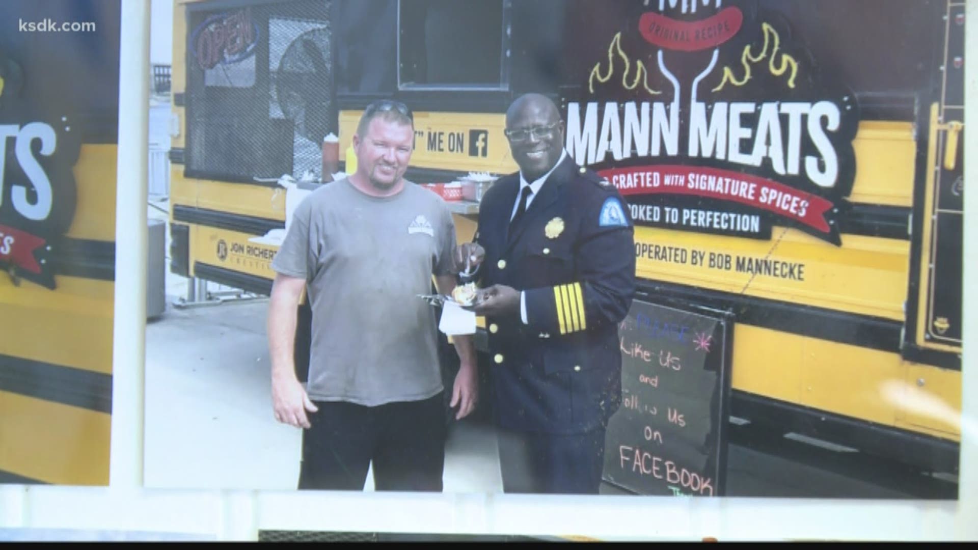 Mann Meats operates a food truck, gives back to the community, and now has a carry out restaurant.