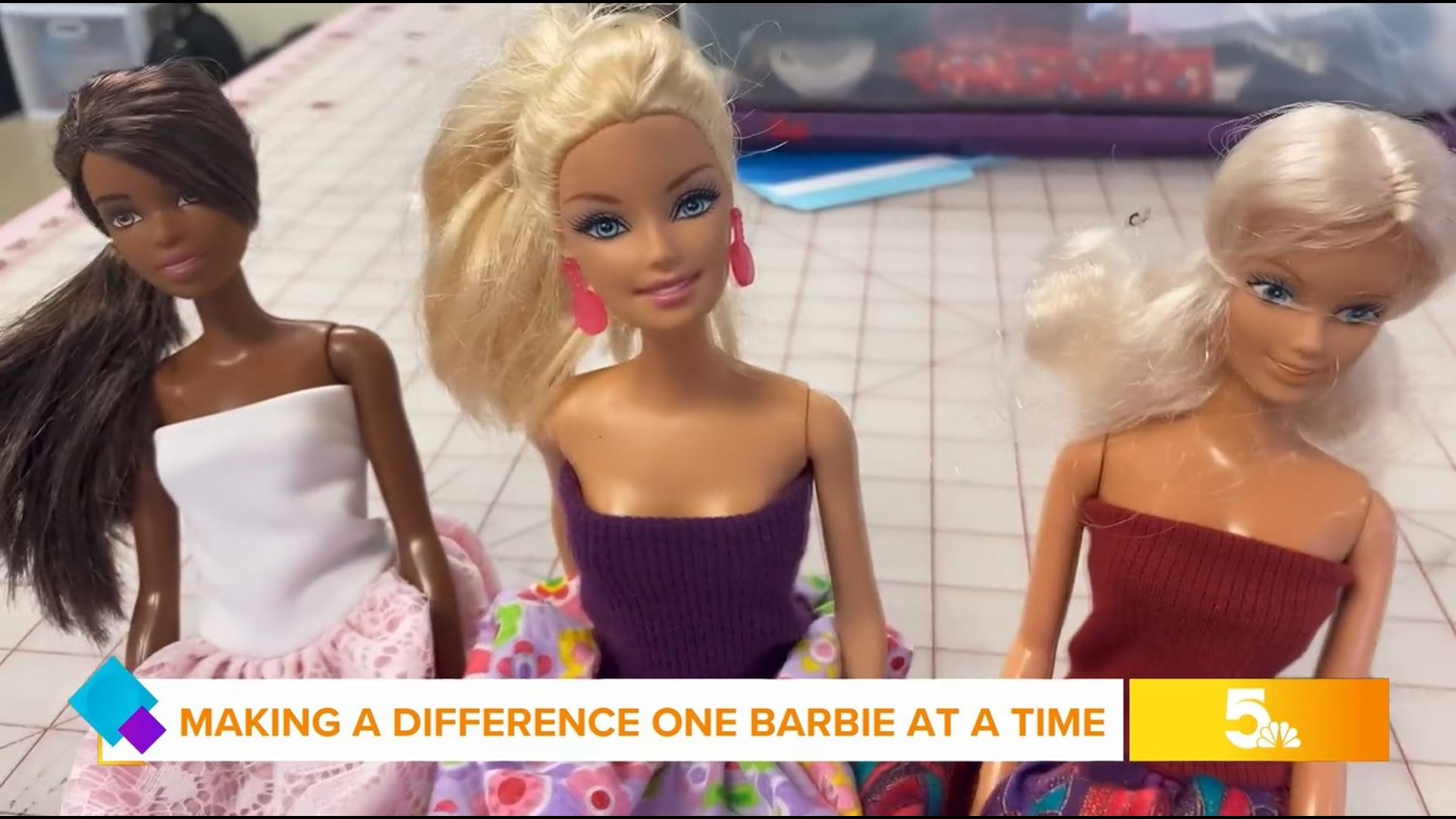 These Barbie's and their dresses are sure to bring a smile to the children of St. Louis on Christmas morning and for years to come.