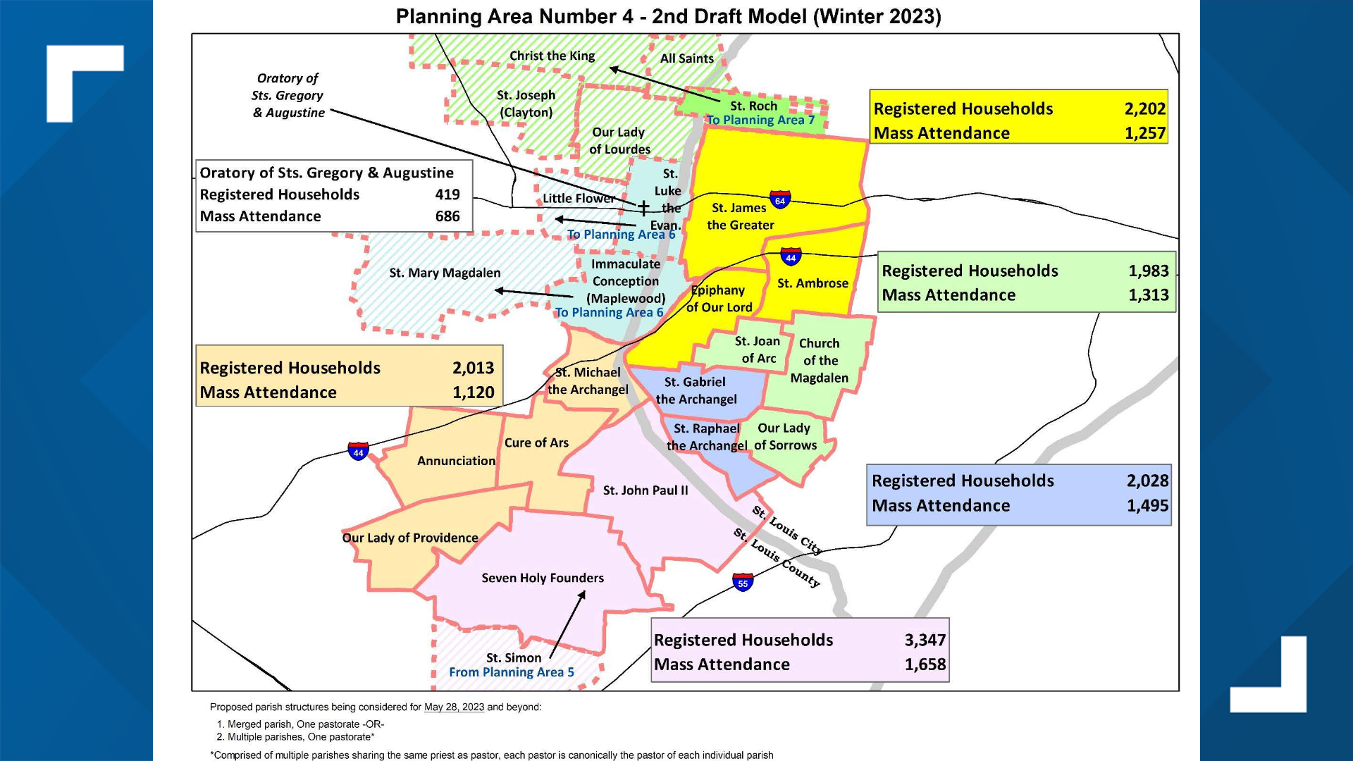 178 St. Louis parishes to be consolidated into 88 pastorates