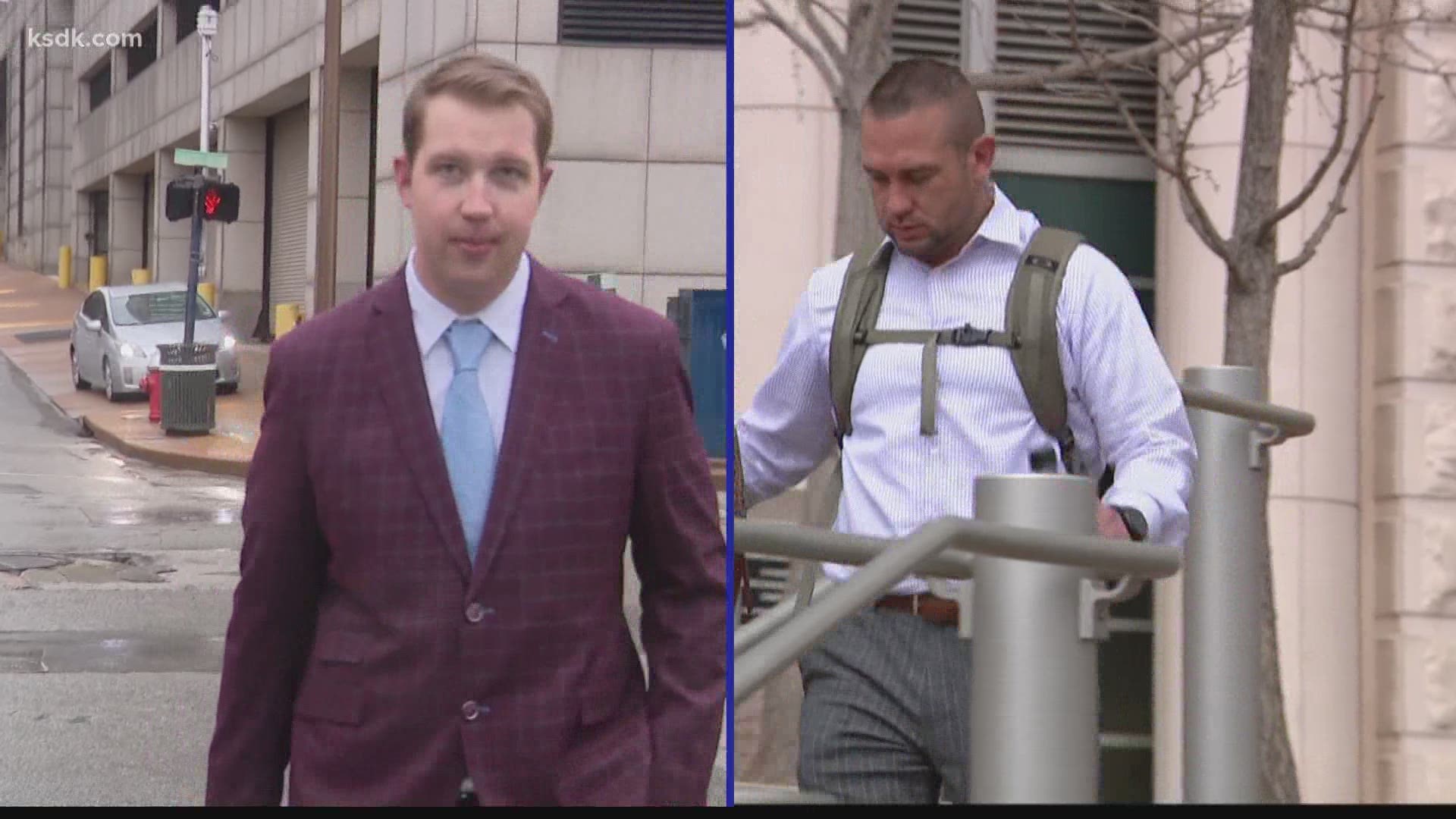 Former officers Dustin Boone and Christopher Myers are on trial for the second time for their role in the assault of undercover officer Luther Hall