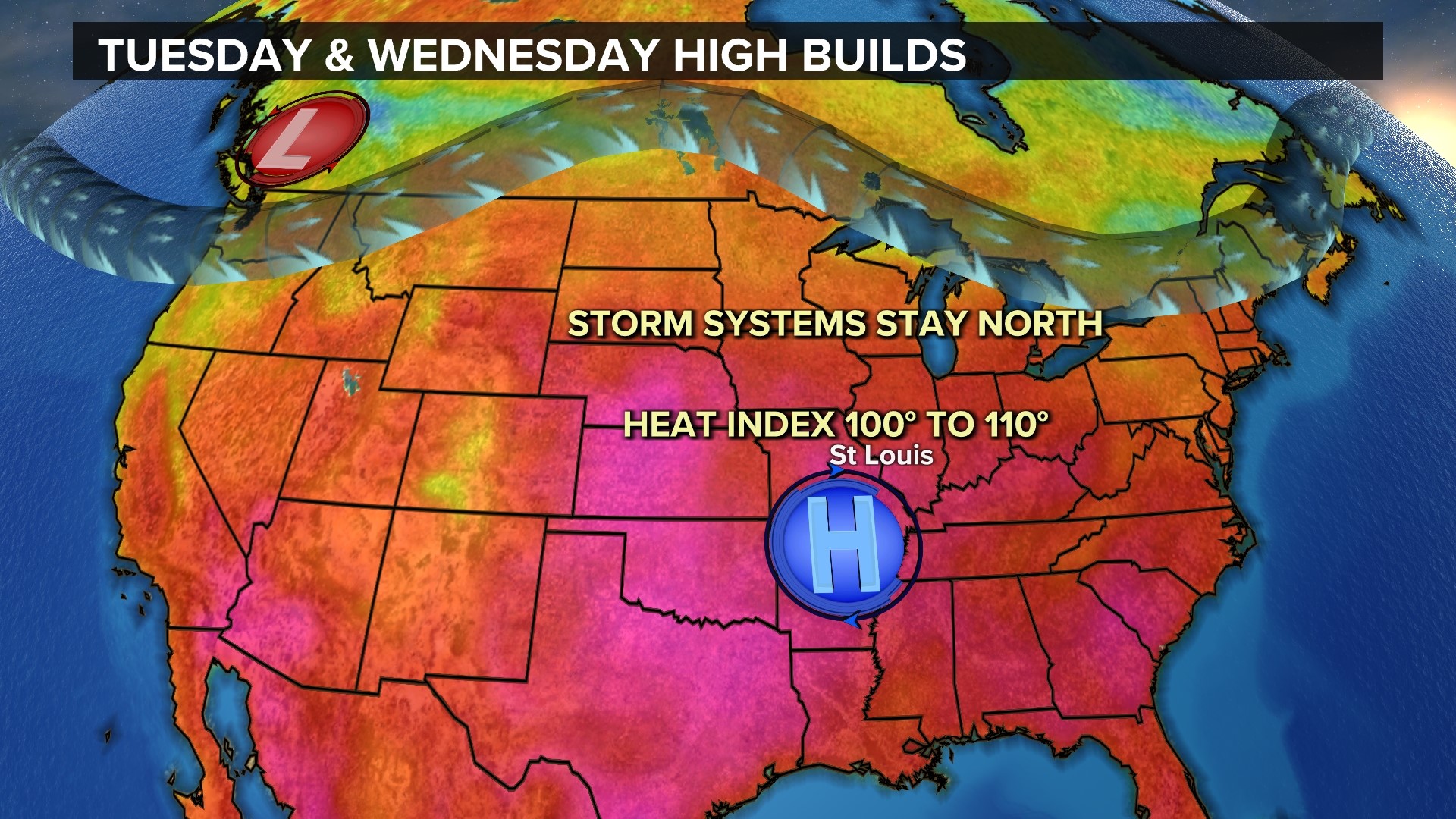 Heat advisory starts Monday and continues all week for St. Louis | ksdk.com