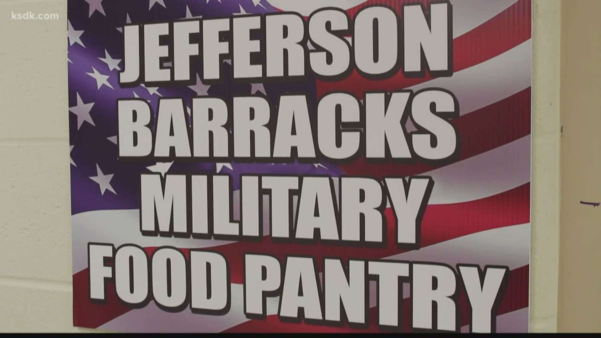 Just last weekend, they had 145 people come through the Jefferson Barracks Food Pantry, but there aren't enough supplies right now for another round.