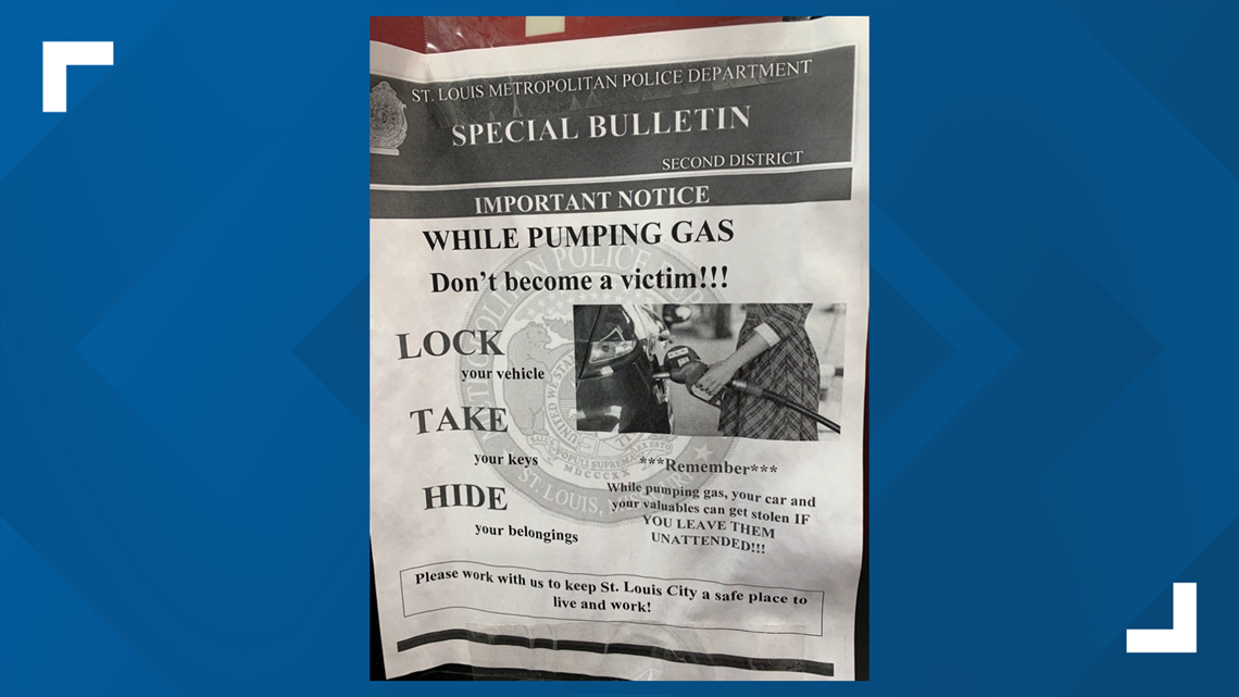 St. Louis police warning drivers after car thefts at gas stations - Vimarsana News