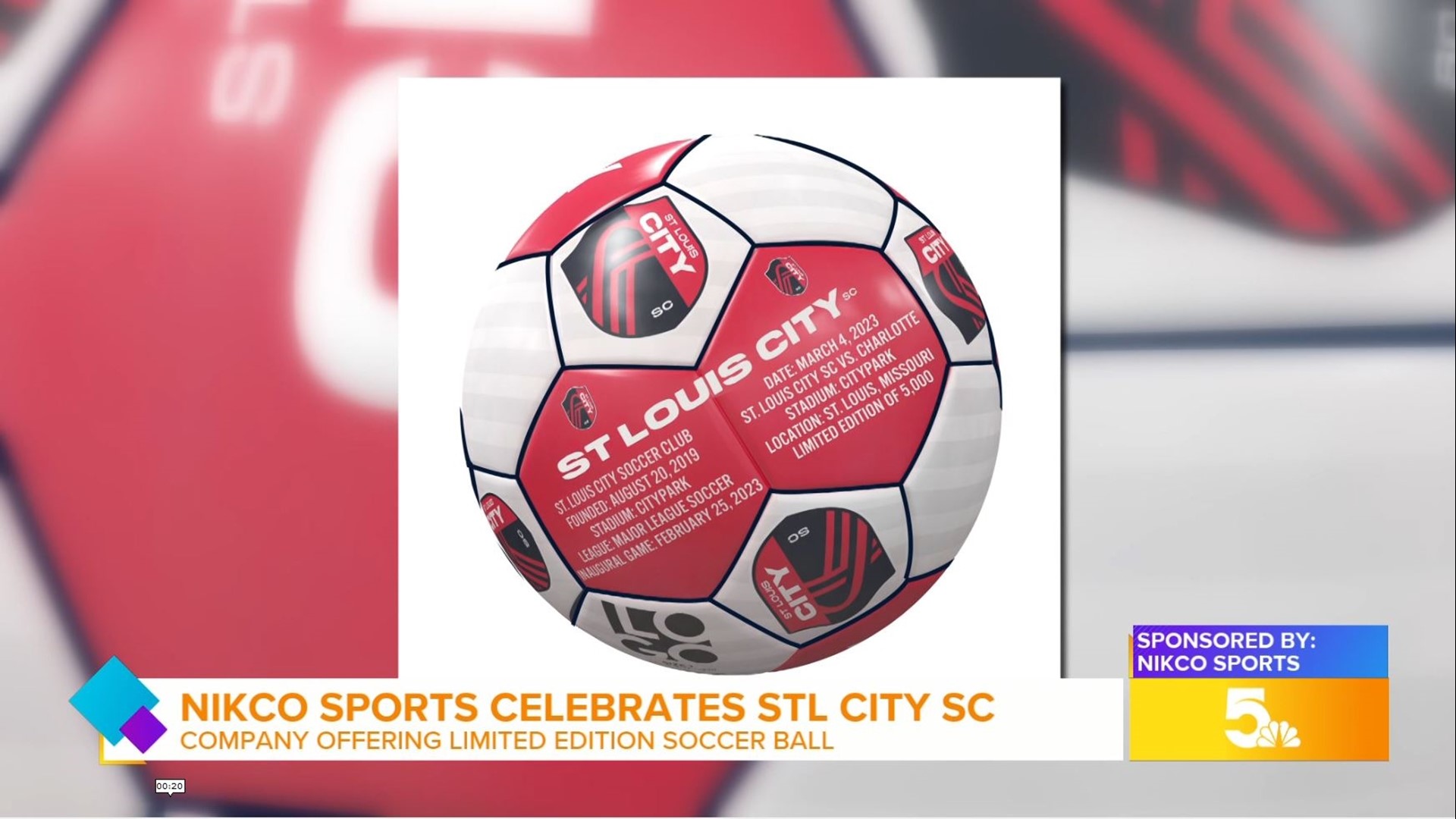 There are only going to be 5,000 of these limited edition, CITY SC, soccer balls ever made!