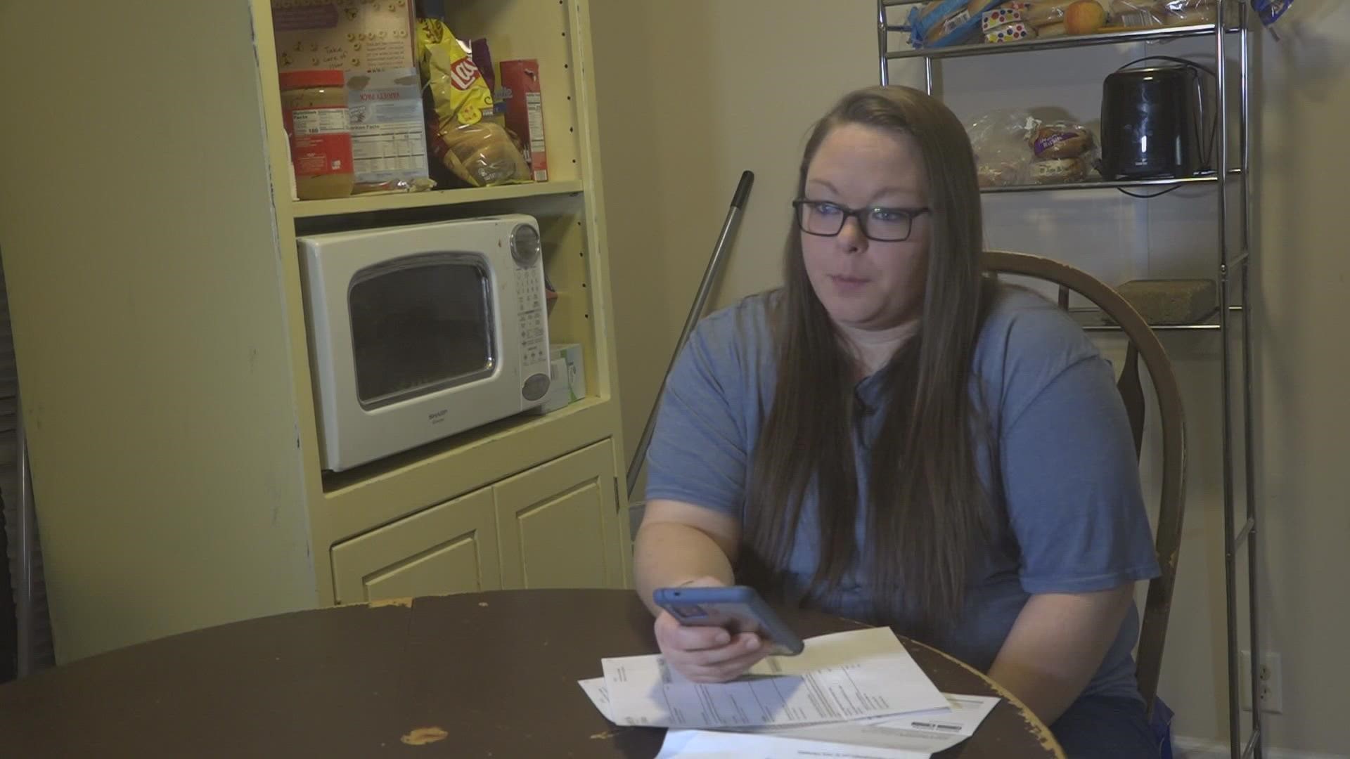 A woman says her phone said "live screen view." Then she had credit cards opened in her name and many other kinds of loans.