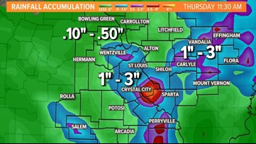 More heavy rain possible Wednesday night