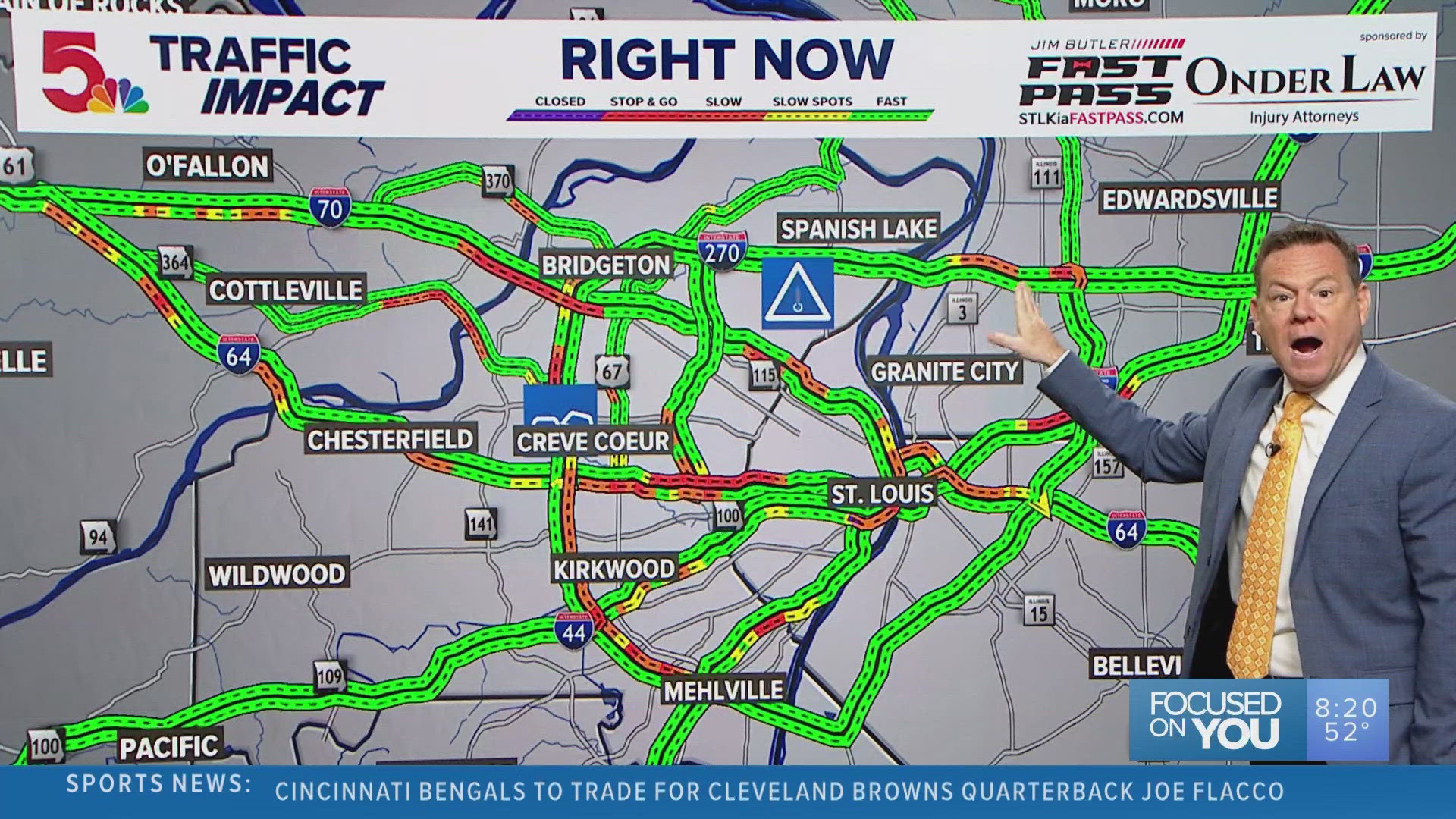 Two crashes on I-270 causing major traffic delays | ksdk.com