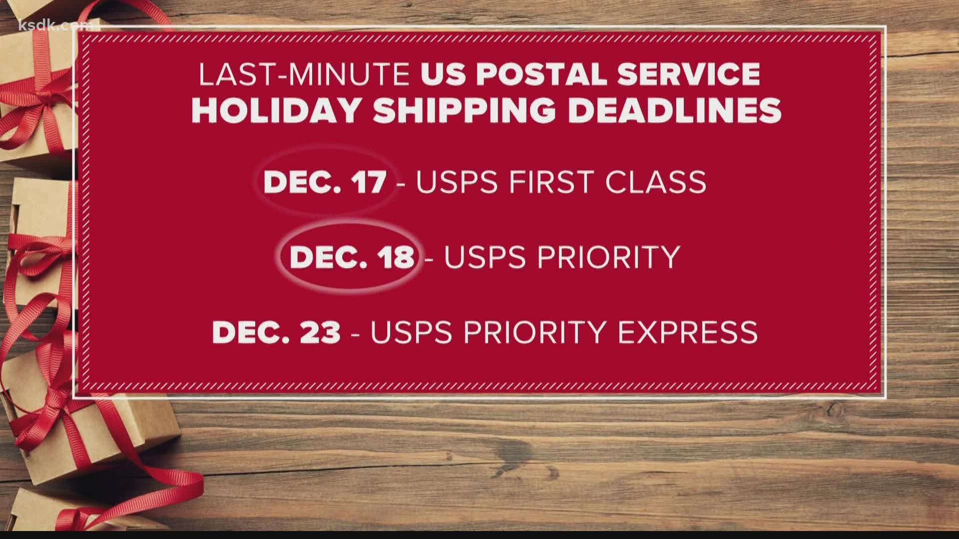 Last Day To Ship Usps For Christmas 2022 Christmas Shipping Deadlines This Week | Ksdk.com