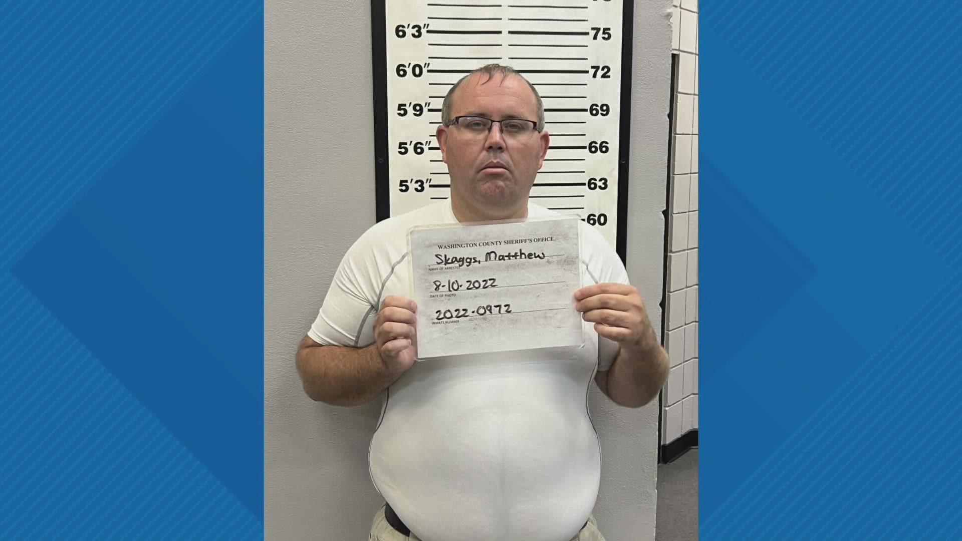 Officer Matthew Skaggs resigned as a Potosi police officer. He's now facing multiple charges in connection with alleged child sex crimes.