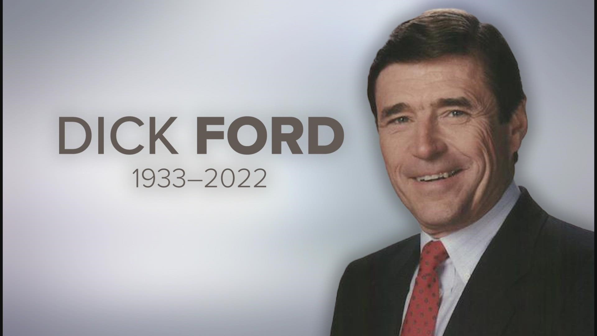 Ford was a part of the KSDK news team from 1969 to 1992.