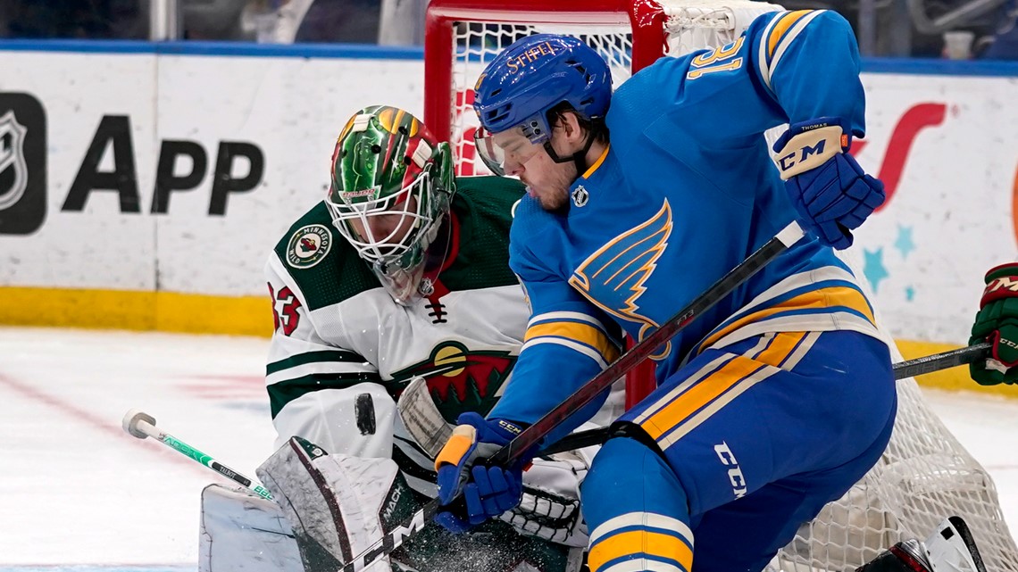 NHL announces schedule for Wild-Blues first round playoff series