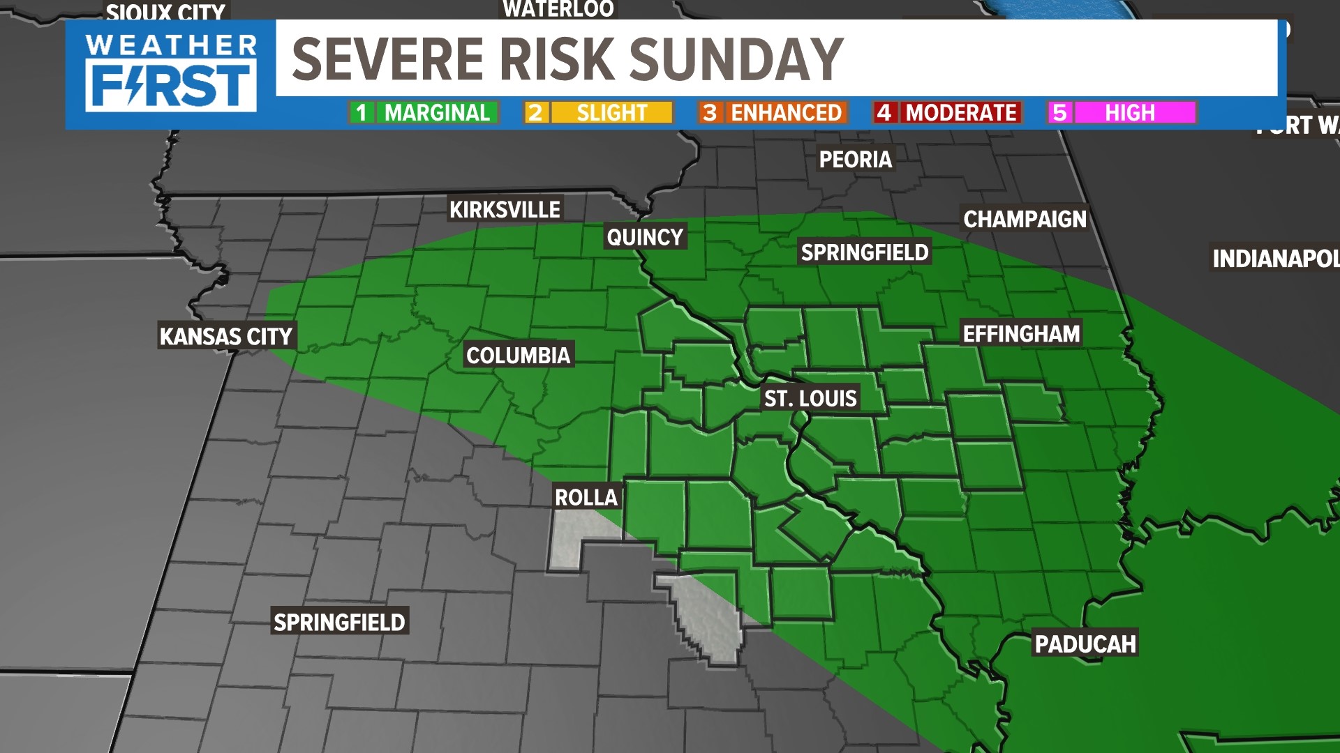 Potential for strong storms Sunday in St. Louis | ksdk.com