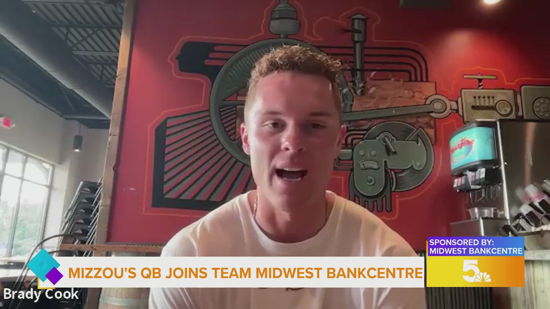 Here Why Quarterback Brady Cook loves Midwest BankCentre