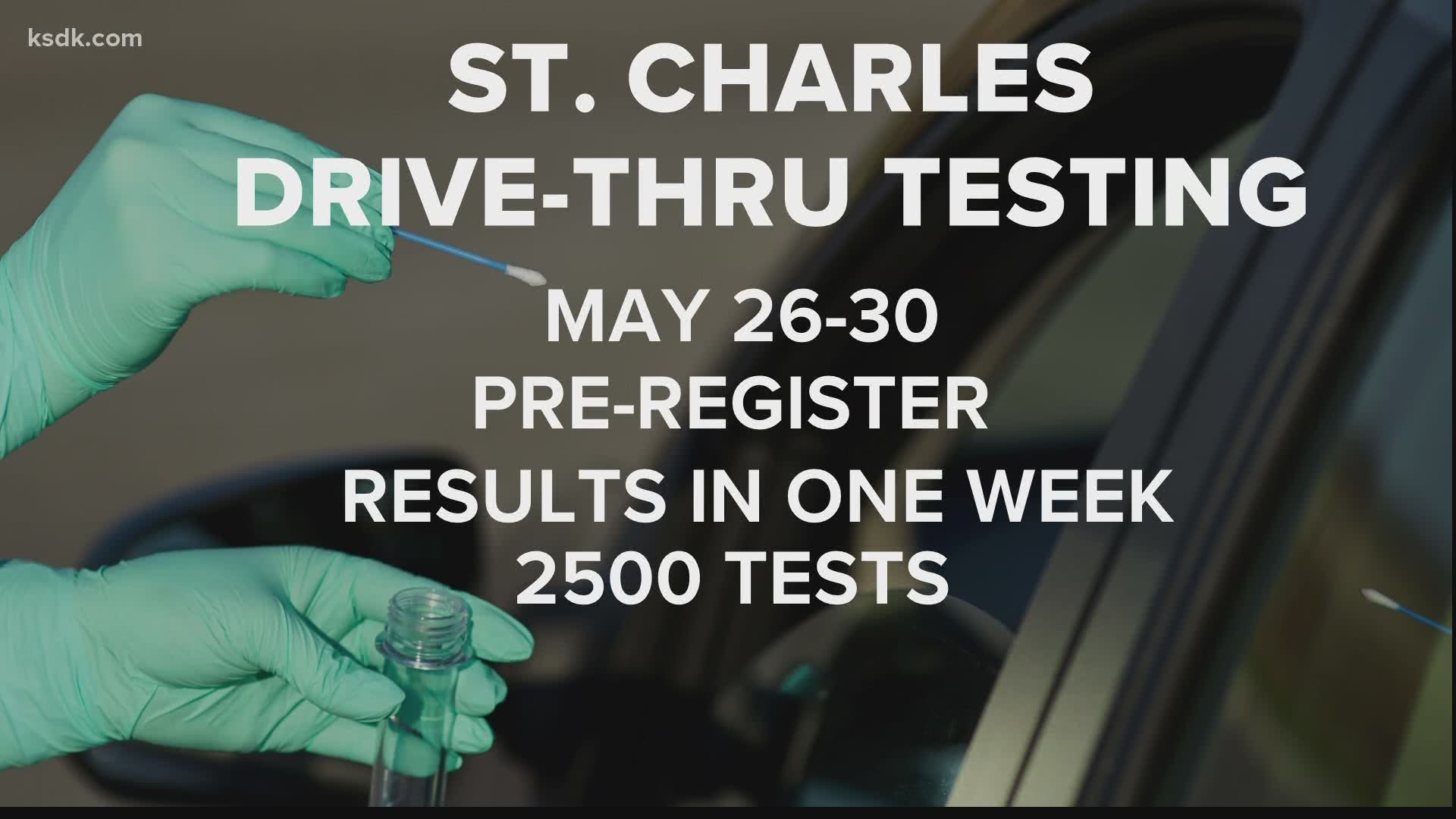 The testing is open to all Missouri residents who register online, regardless if they have symptoms or not