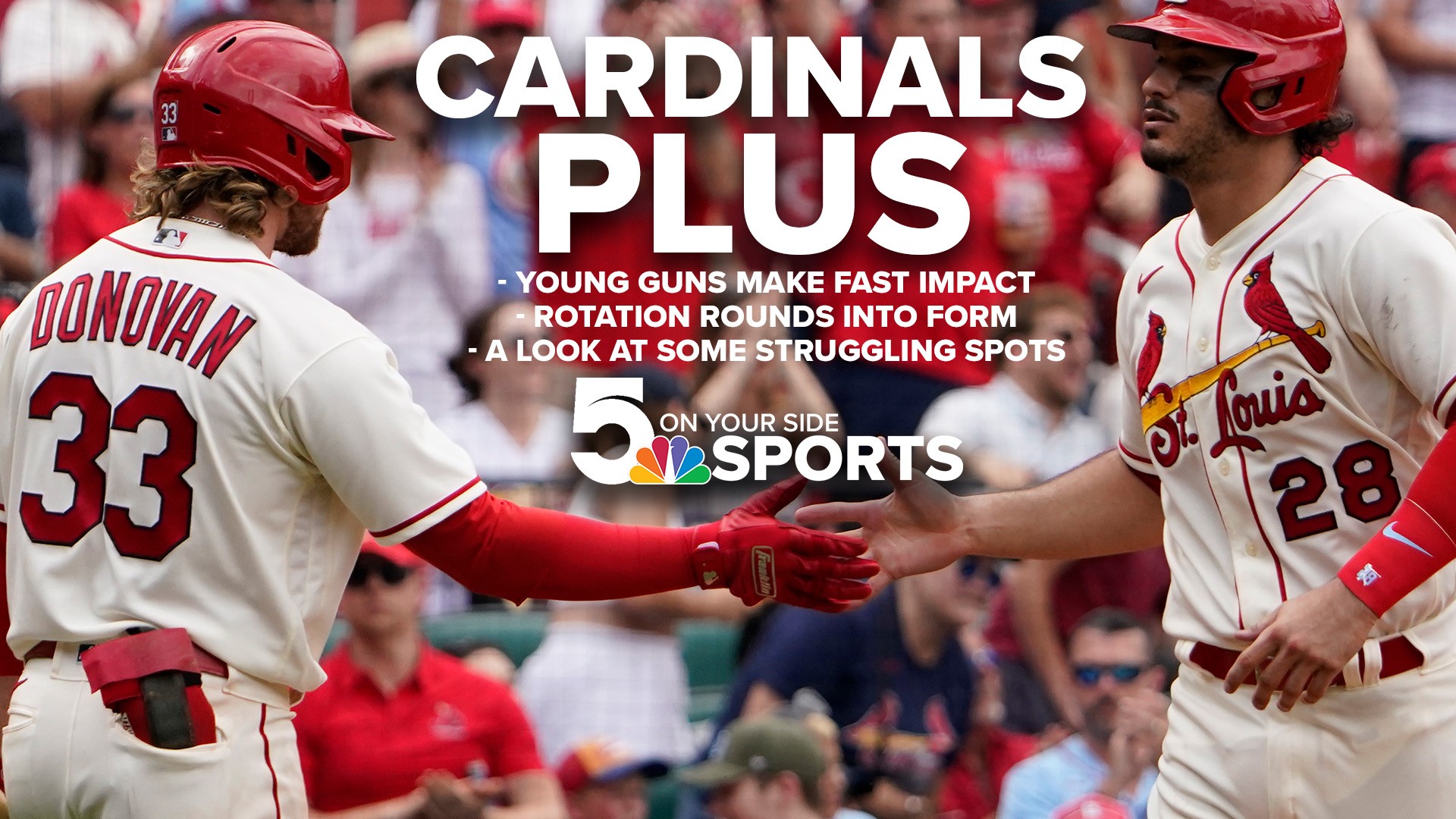 The Cardinals leaped up to the top of the National League Central thanks to some young additions. Now the question is, can they stay there?