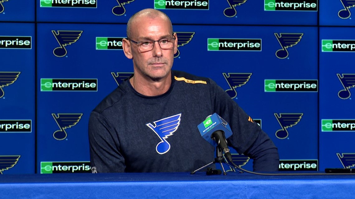 St. Louis Blues Interim Coach Drew Bannister Discusses Berube, Debut ...