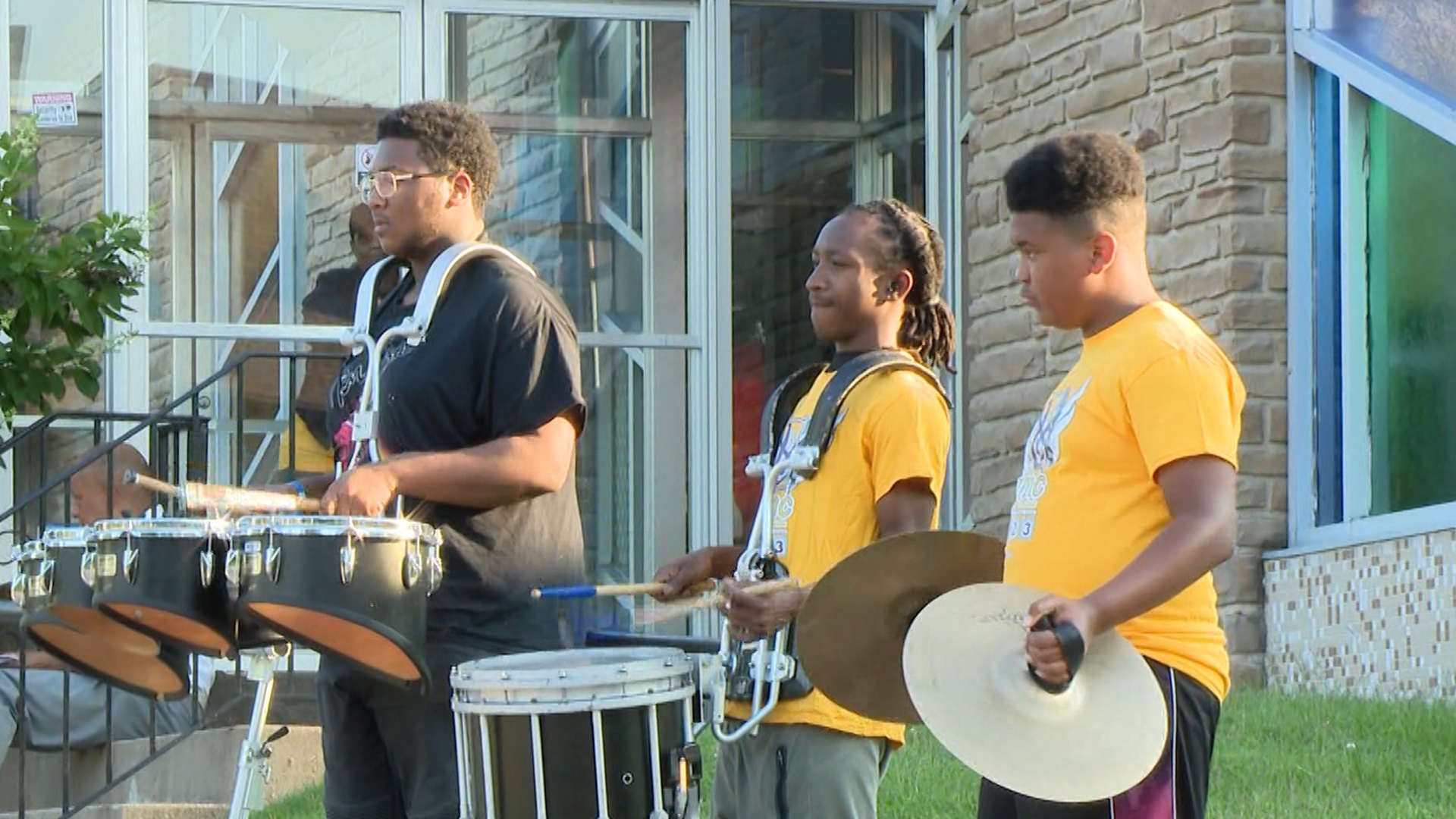 A youth conference is underway at a church in north St. Louis. Organizers are using music to make a difference in boys' and girls' lives.