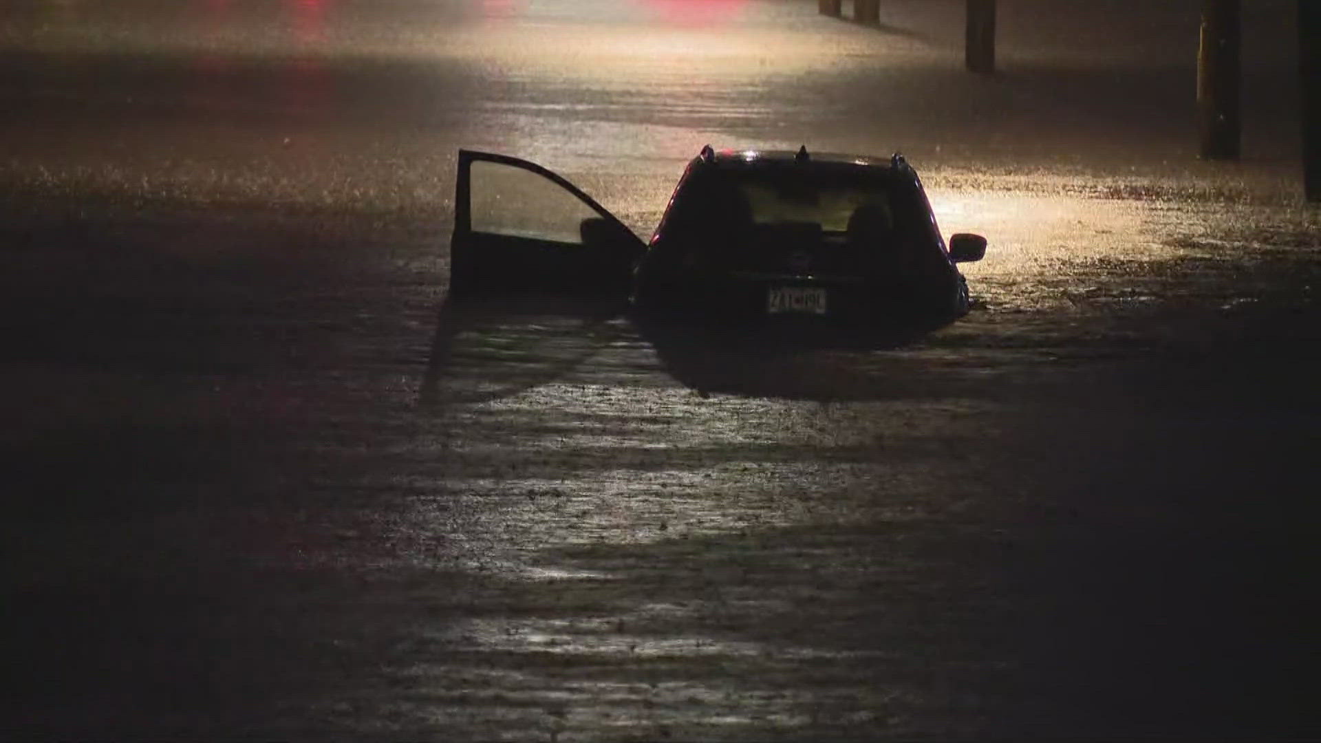 Continuing rain has caused flooded roadways across the St. Louis region. If you see water on the roadway, do not drive through it.