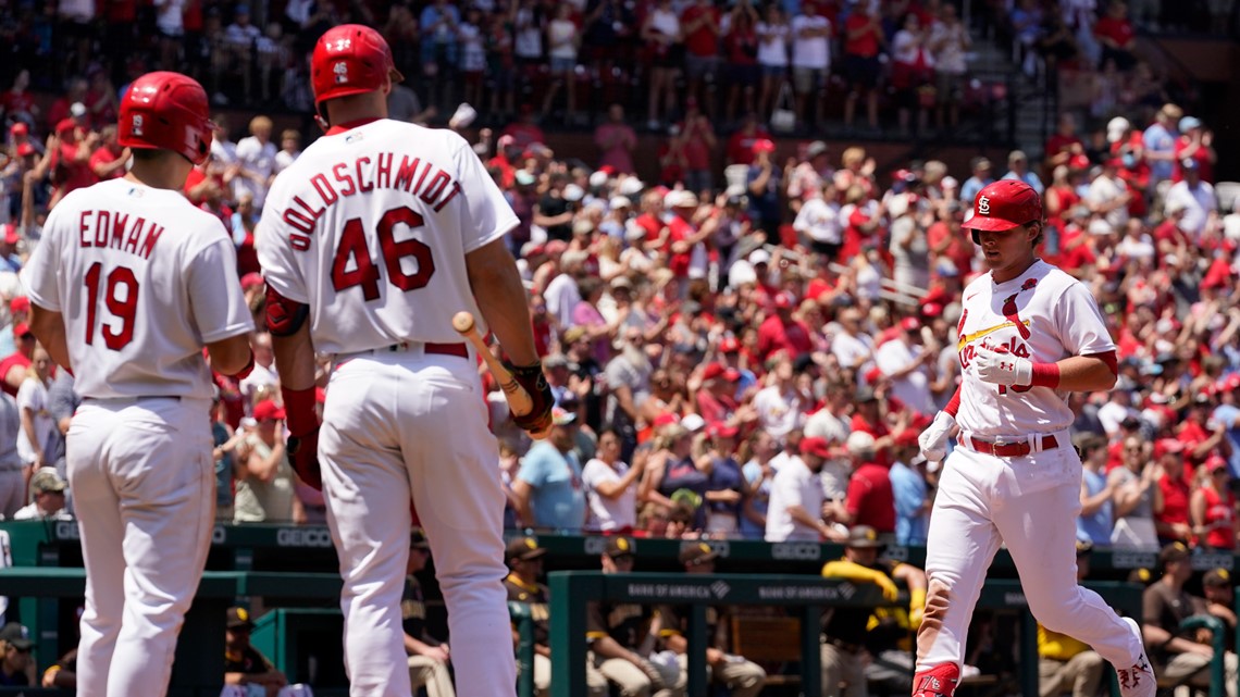 Nolan Arenado, Paul Goldschmidt, Tommy Edman, and Brendan Donovan