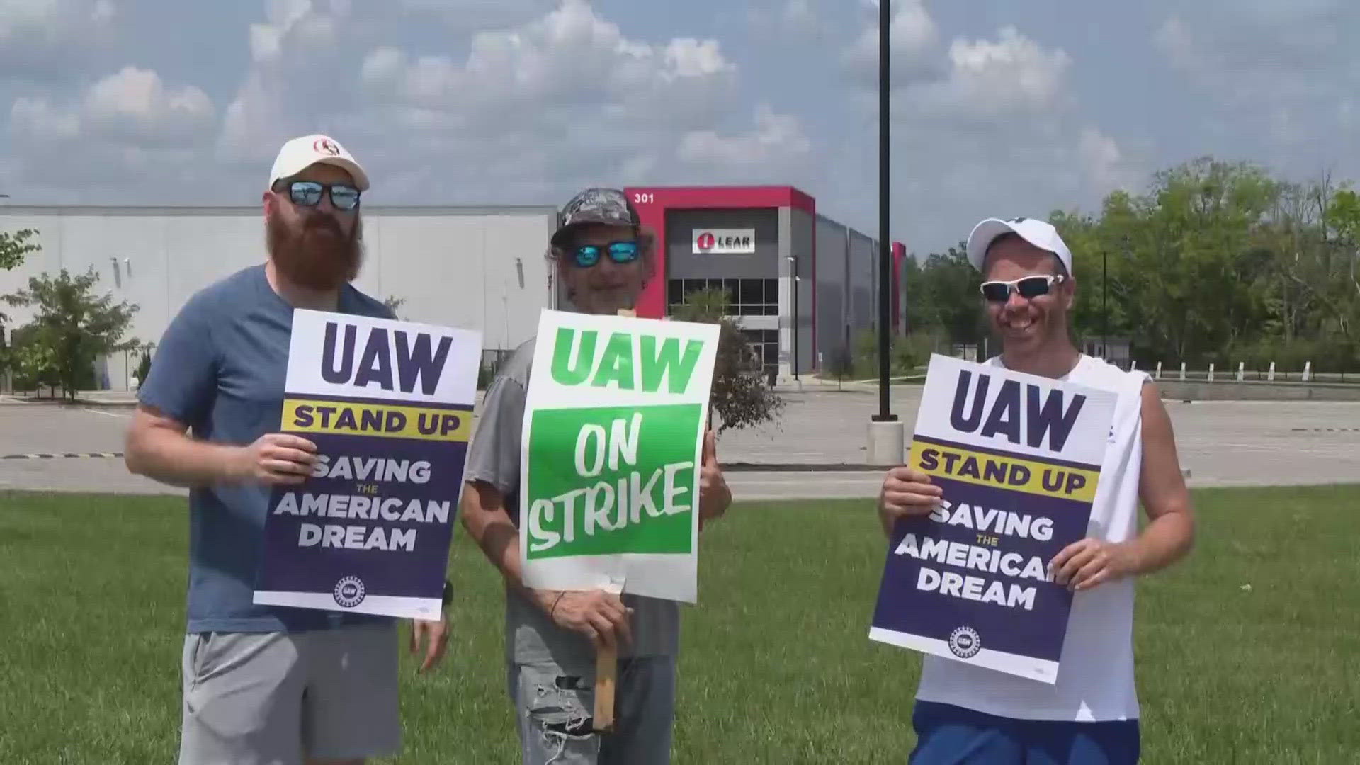 Picketers are walking the lines in Wentzville again, this time at Lear Automotive. The factory makes seats for General Motors.