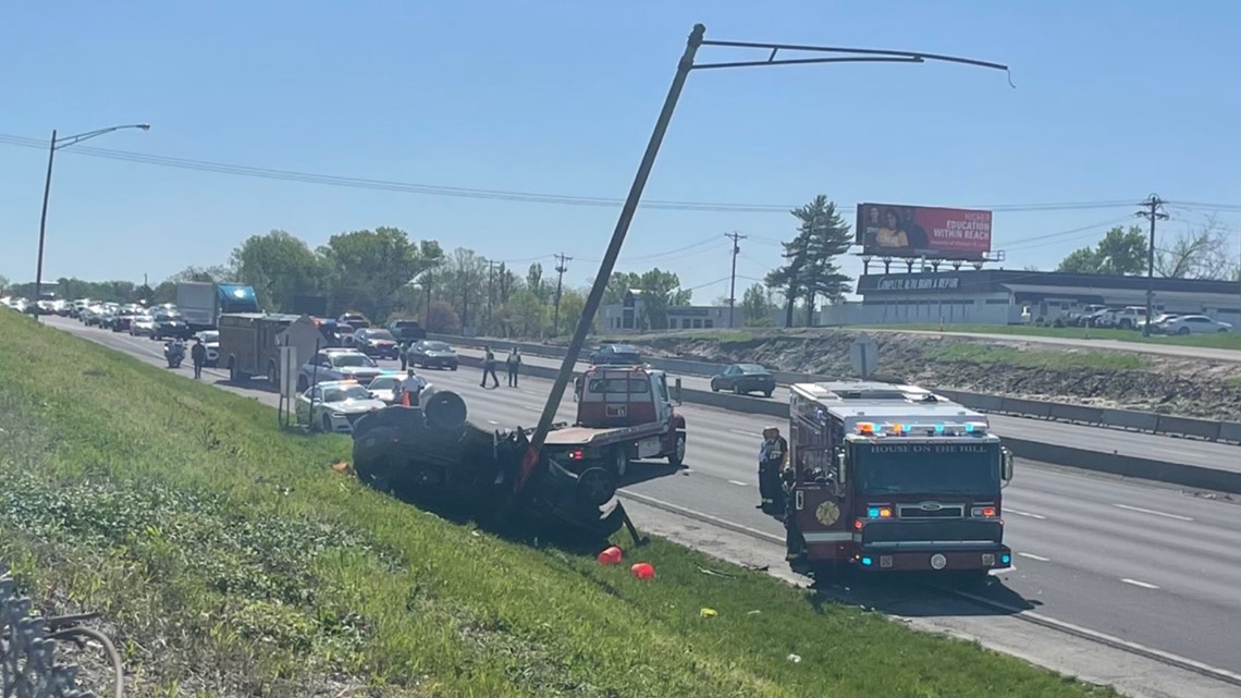 1 dead in crash on I270 in north St. Louis County