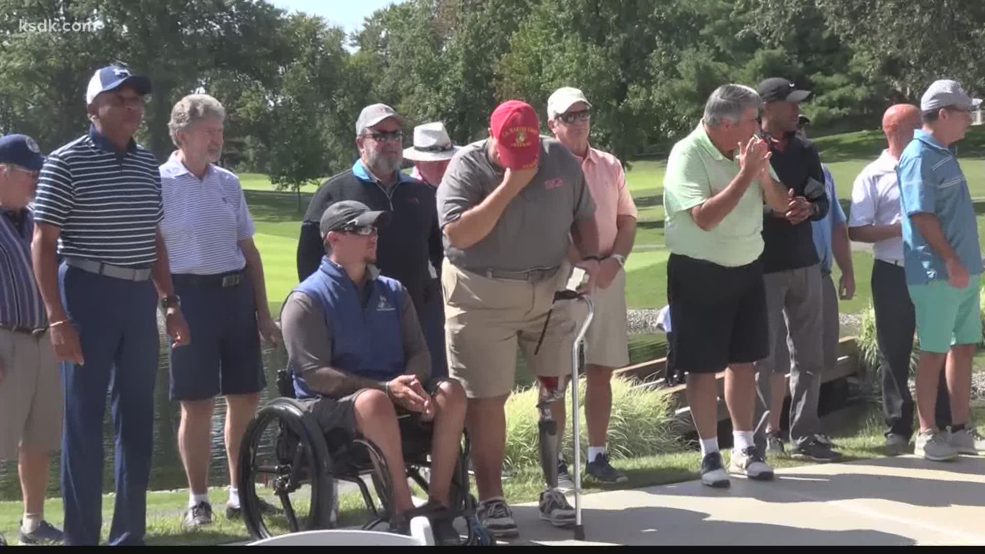 The tournament benefits United States veterans in the St. Louis area