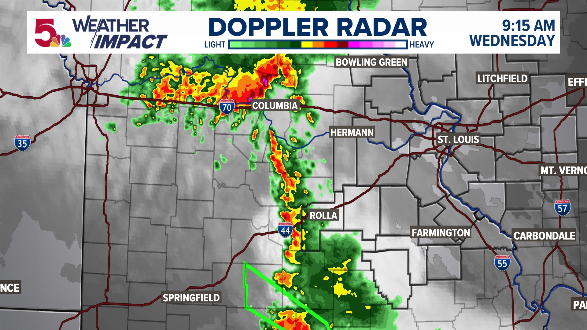 Rain is moving into the St. Louis area this week | ksdk.com