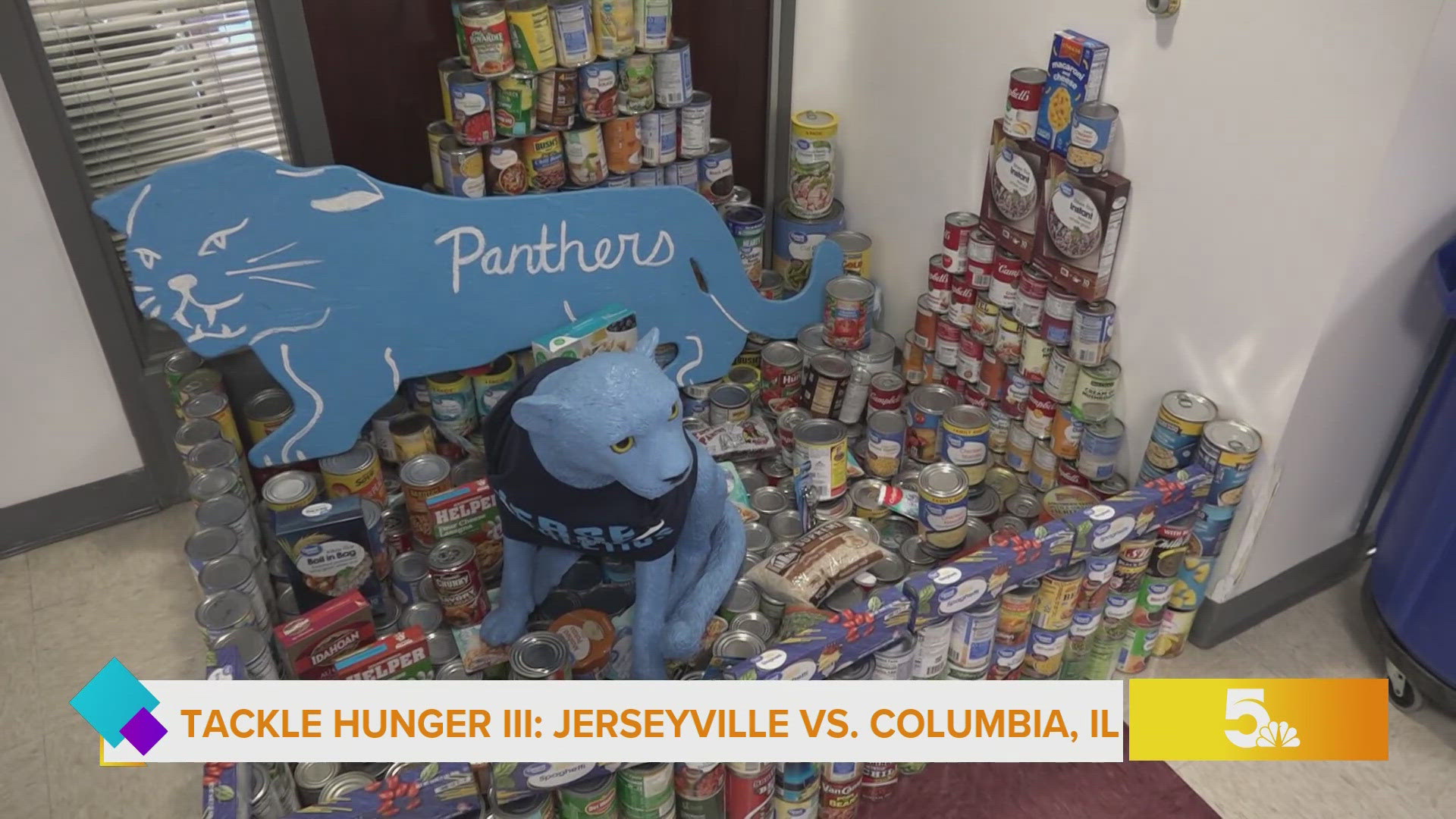 While people cannot donate food items for Tackle Hunger at the Friday night football games, you can drop items off at any area Neighbors Credit Union.