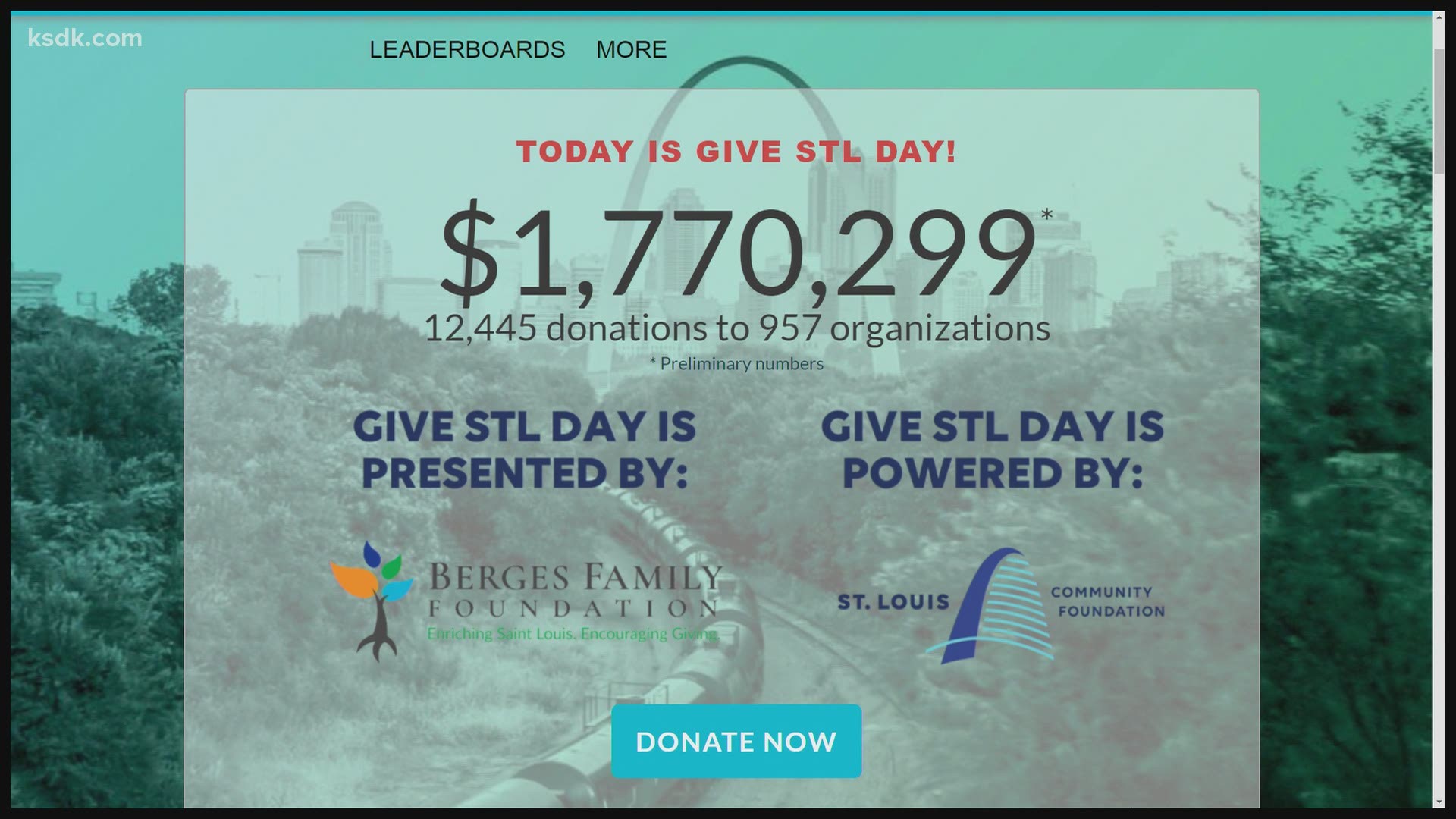 To find a non-profit you would like to support, visit KSDK.com/GIVESTL