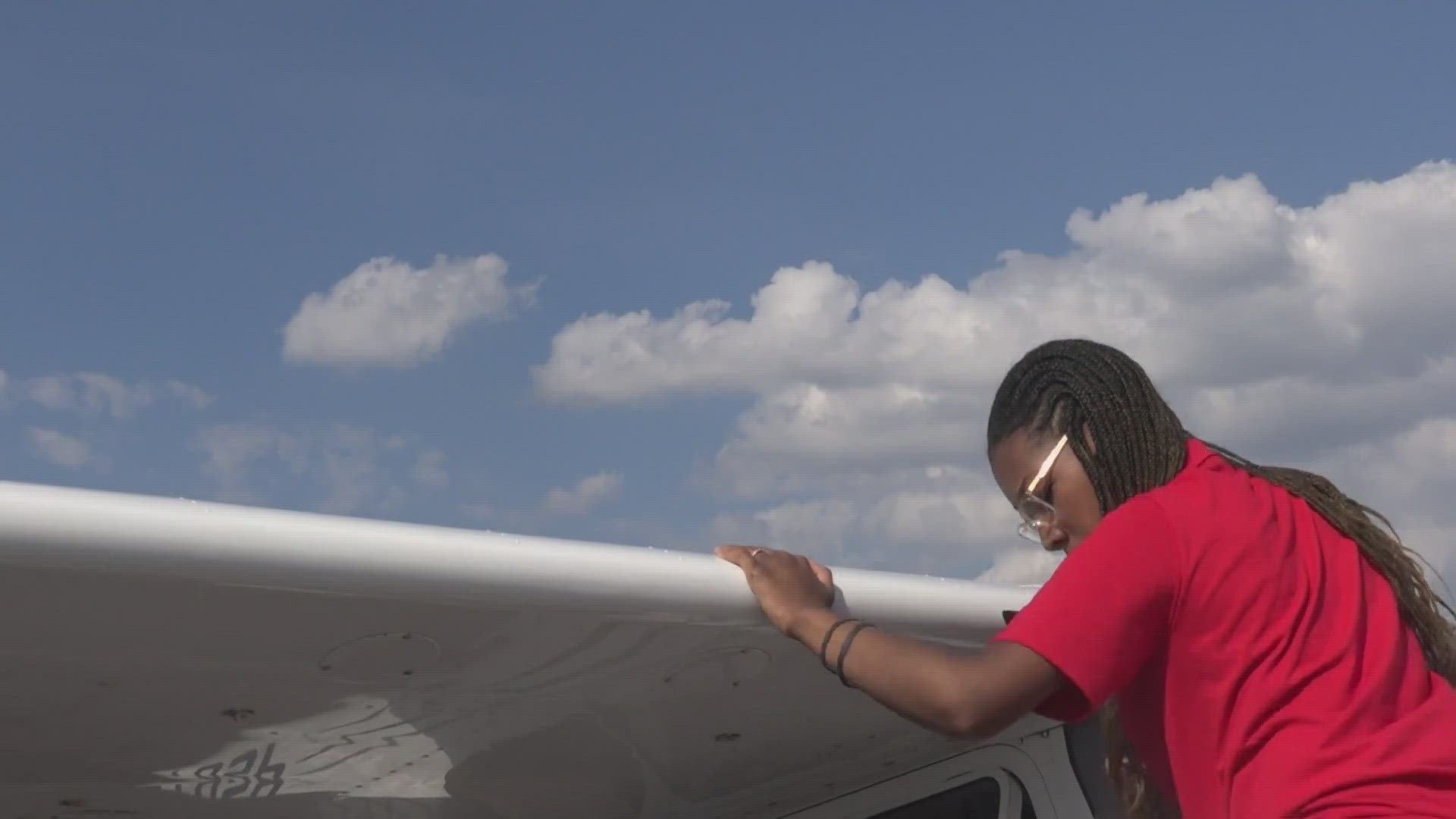 Six students from the Ferguson-Florissant School District will participate in the kick-off ceremony Thursday. It's the start of the six-week program to learn to fly.