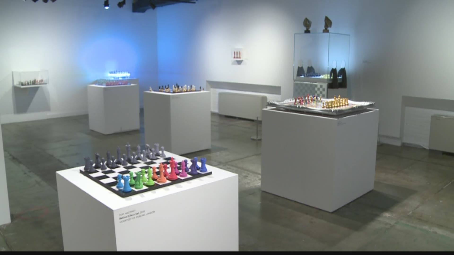 There's a cool exhibit happening now at the World Chess Hall of Fame. 