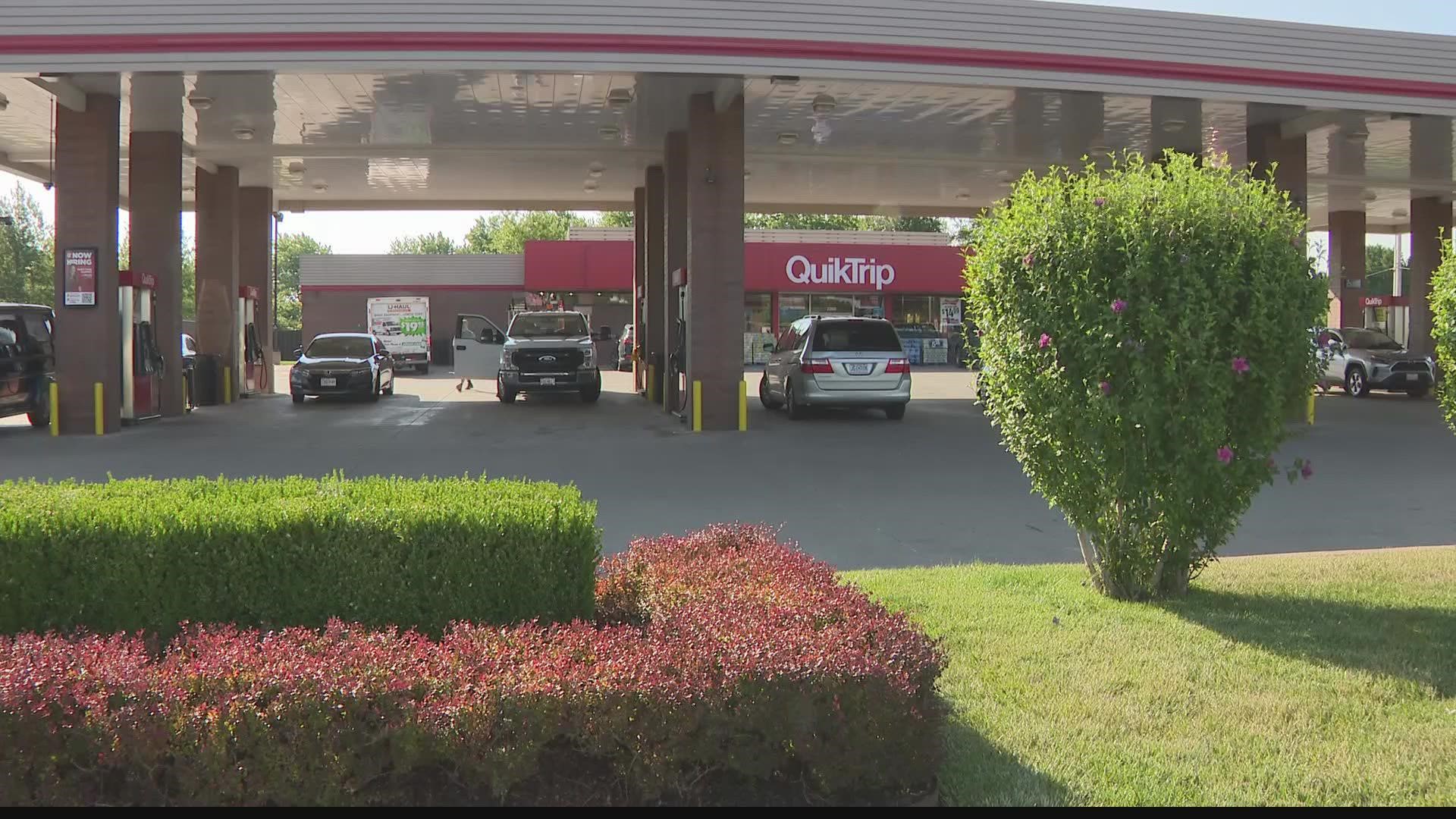 The suspect was killed by a customer who police say witnessed a robbery taking place at QuikTrip. St. Charles police believe the suspect is tied to three incidents.