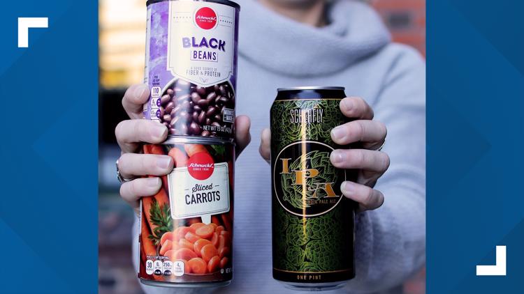 Get a six-pack for a canned food donation to Schlafly's 