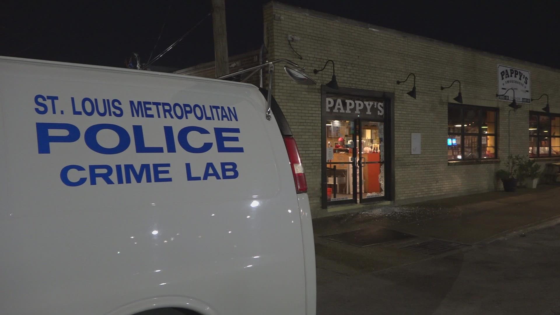 Another St. Louis restaurant was the victim of a burglary early Friday morning. Over 20 businesses that have been burglarized are connected, according to police.