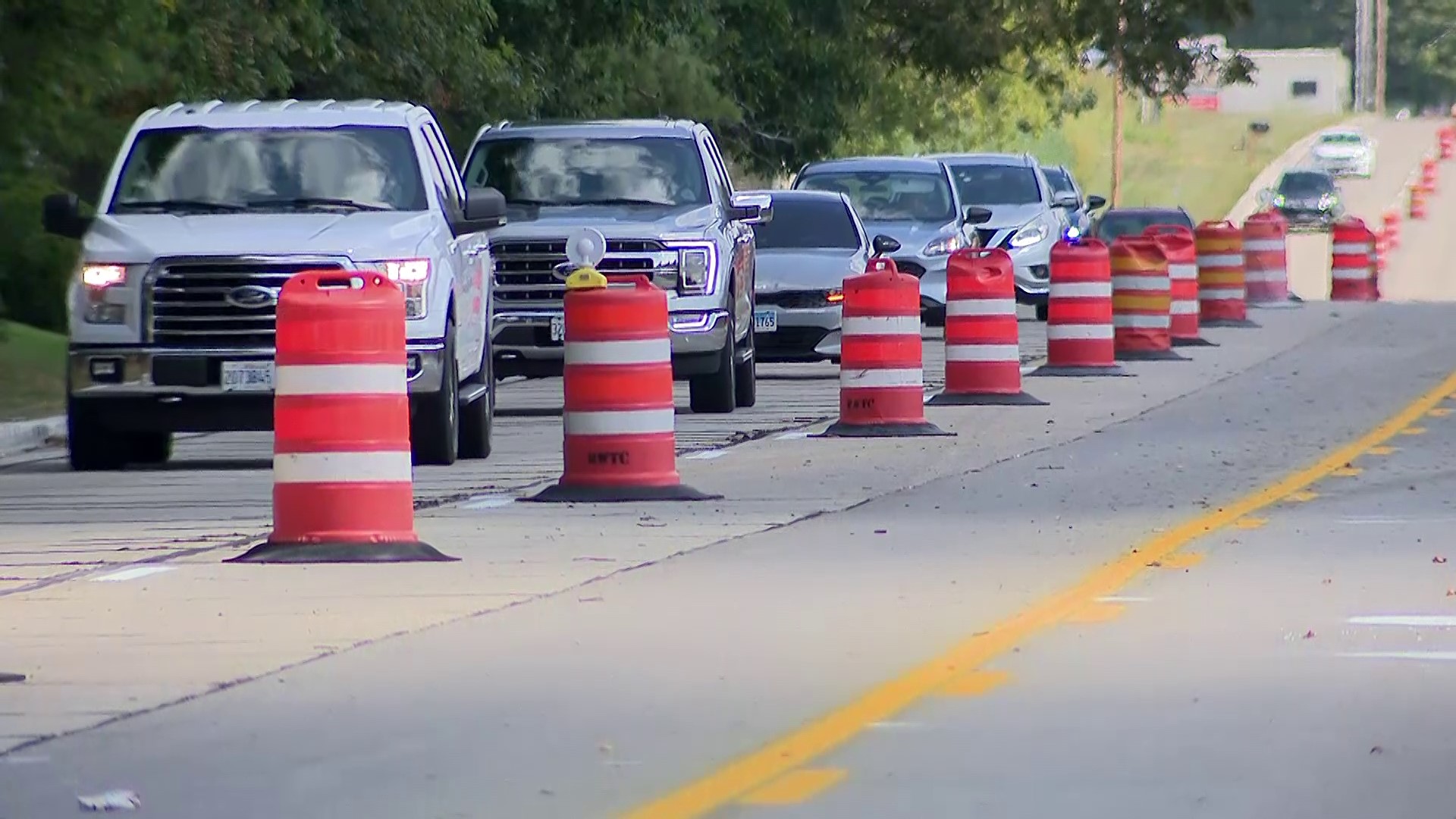 A stretch of road in St. Clair County is being widened from two lanes to five. The project began over a year ago, but drivers say they've rarely seen crews working.