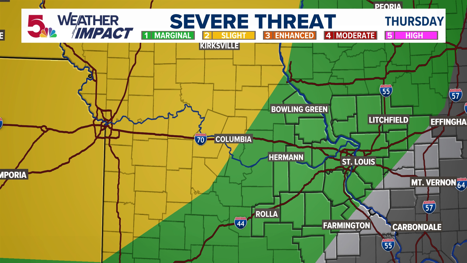 Several rounds of storms possible in St. Louis on Friday | ksdk.com