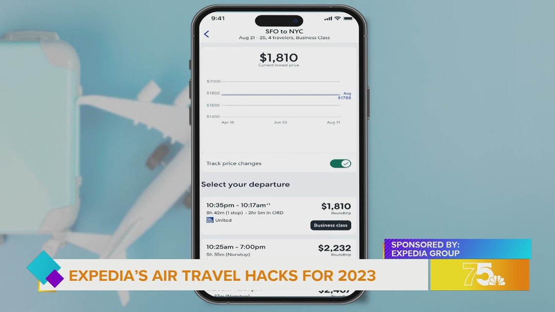 Expedia's air travel hacks for 2023