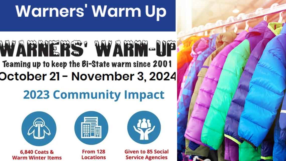 Warners' Warmup is collecting coats to keep St. Louis kids warm this