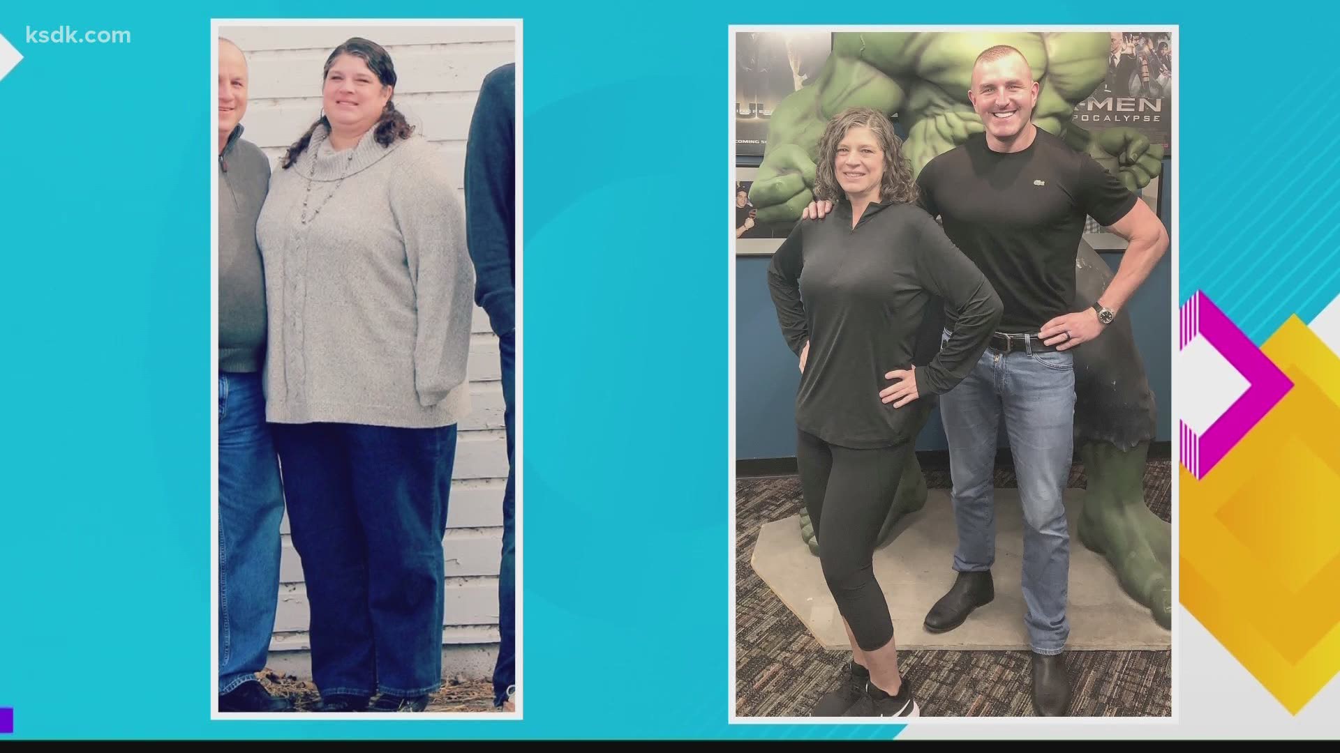 Lisa was able to 100 pounds on her own but needed Charles D’Angelo’s help to keep going past that number.
