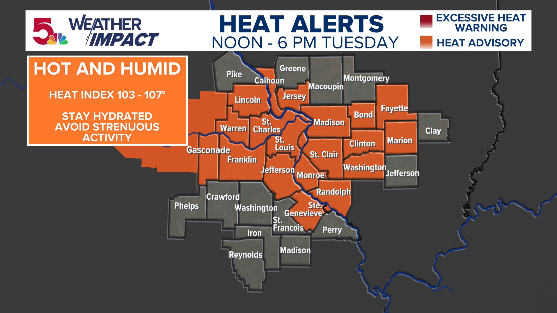 Heat and humidity build Tuesday in St. Louis | ksdk.com