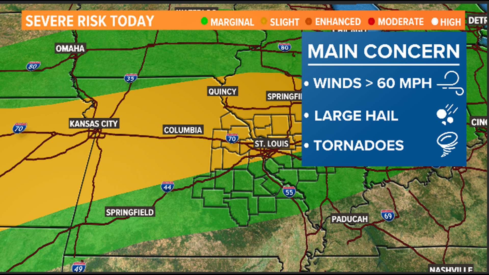 Waves of rain, storms coming to St. Louis area this weekend | ksdk.com